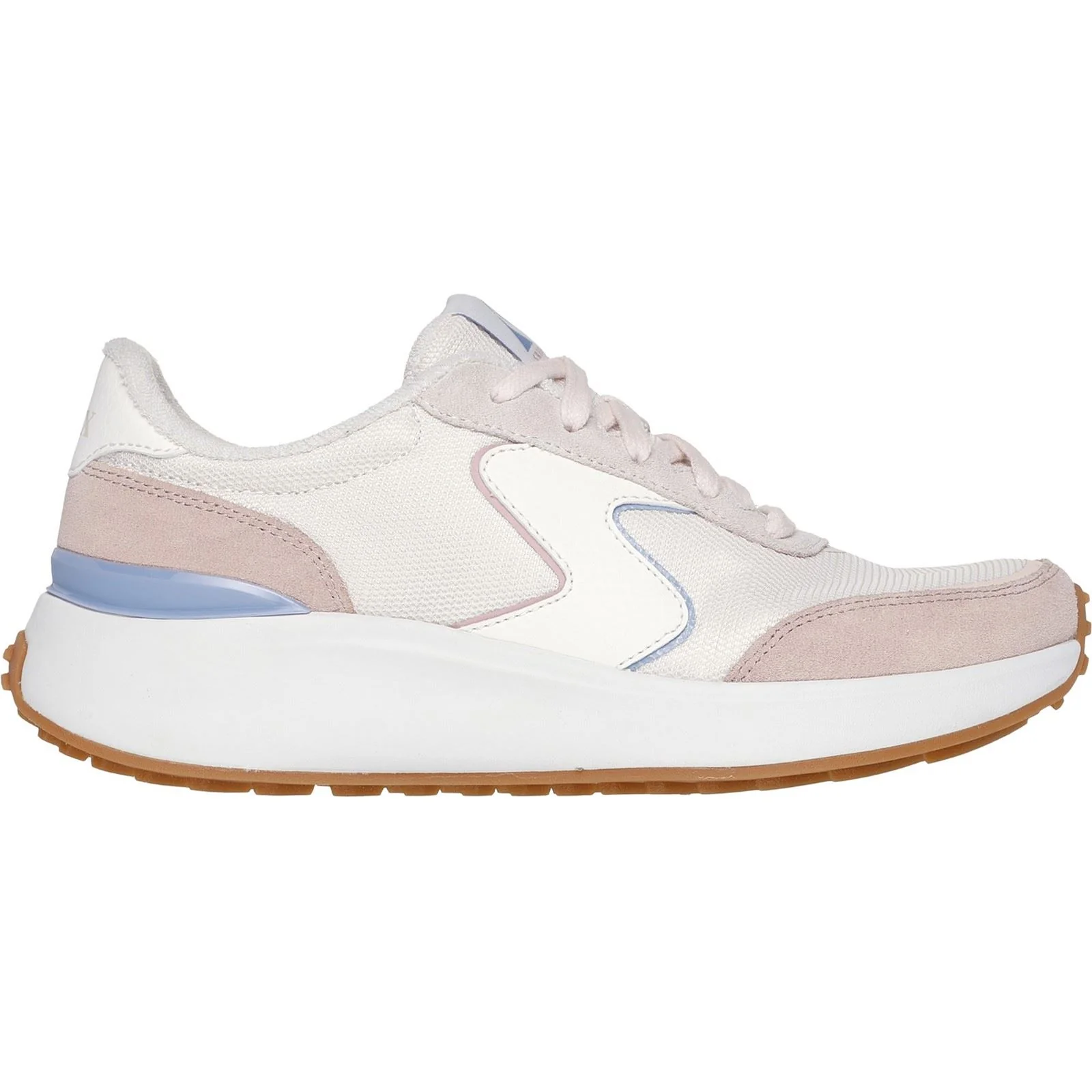 Skechers Women's BLVD Retro Runner Trainer in Light Pink/Purple - Image 2