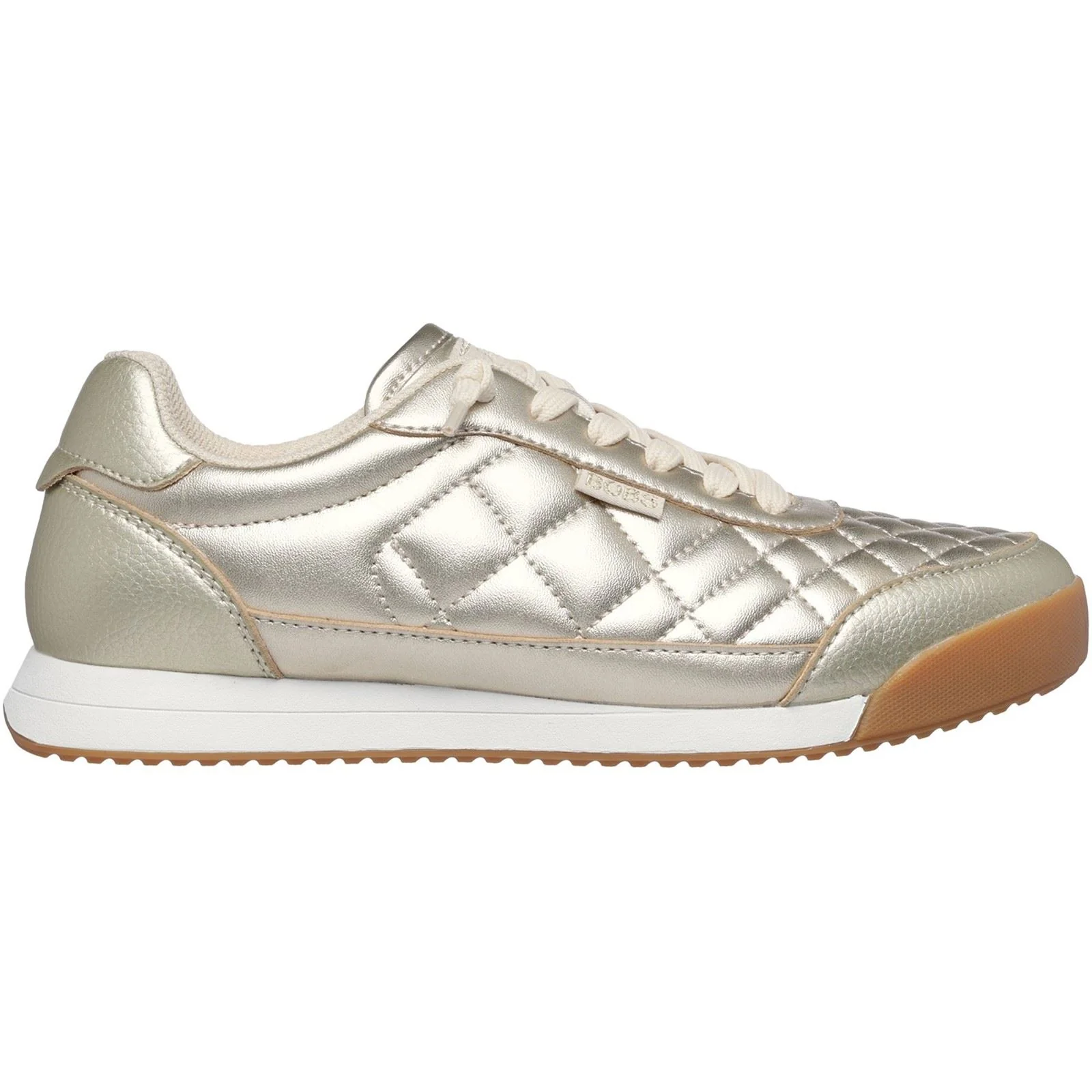 Skechers BOBS Billie Wild Comfort Polyurethane Women's Gold Trainers - Image 2