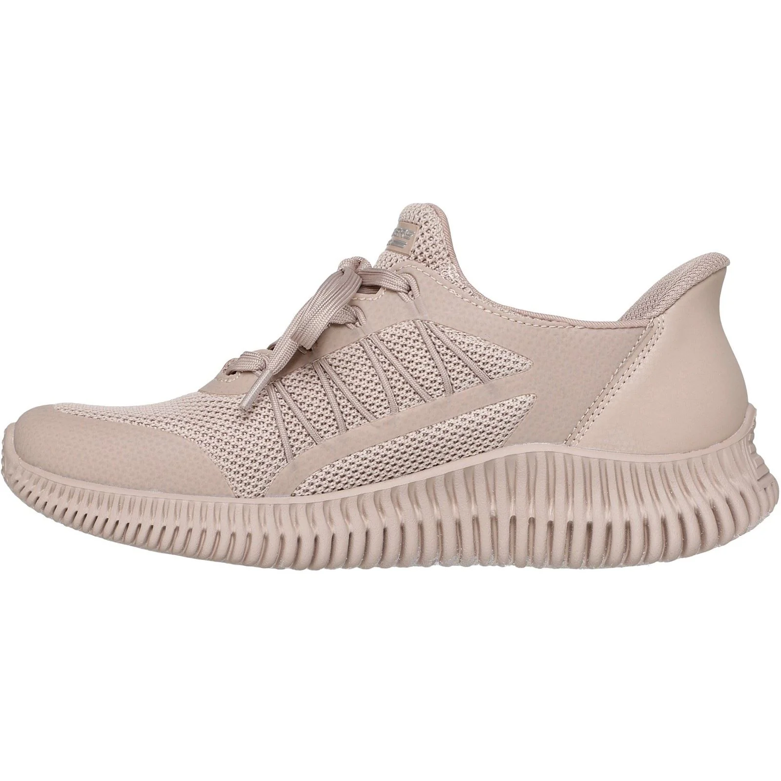 Skechers BOBS Geo Lite Divine Pace Women's Tan Trainers - Image 4