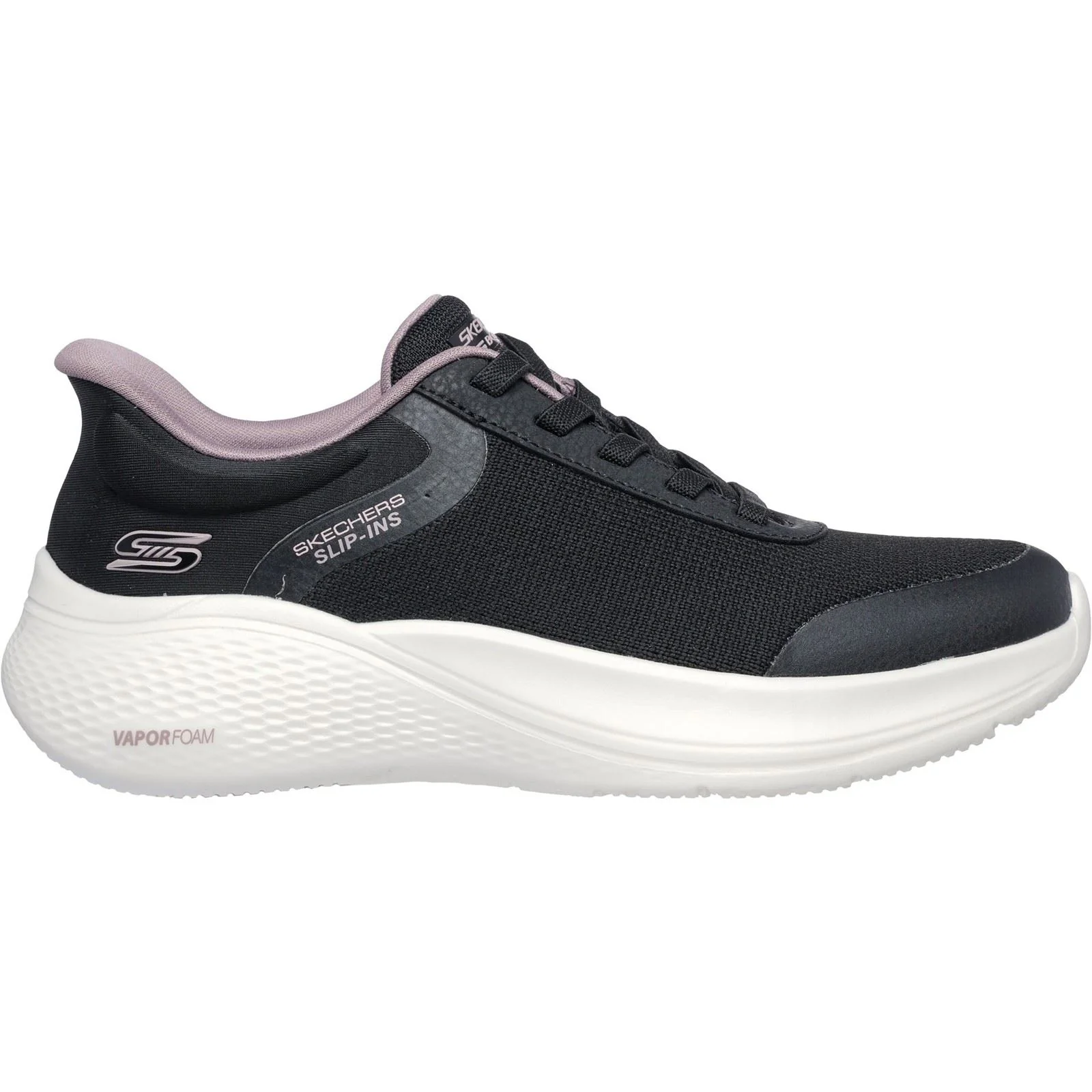 Skechers BOBS Infinity Vapor Glow Polyester Women's Black Trainers - Image 2