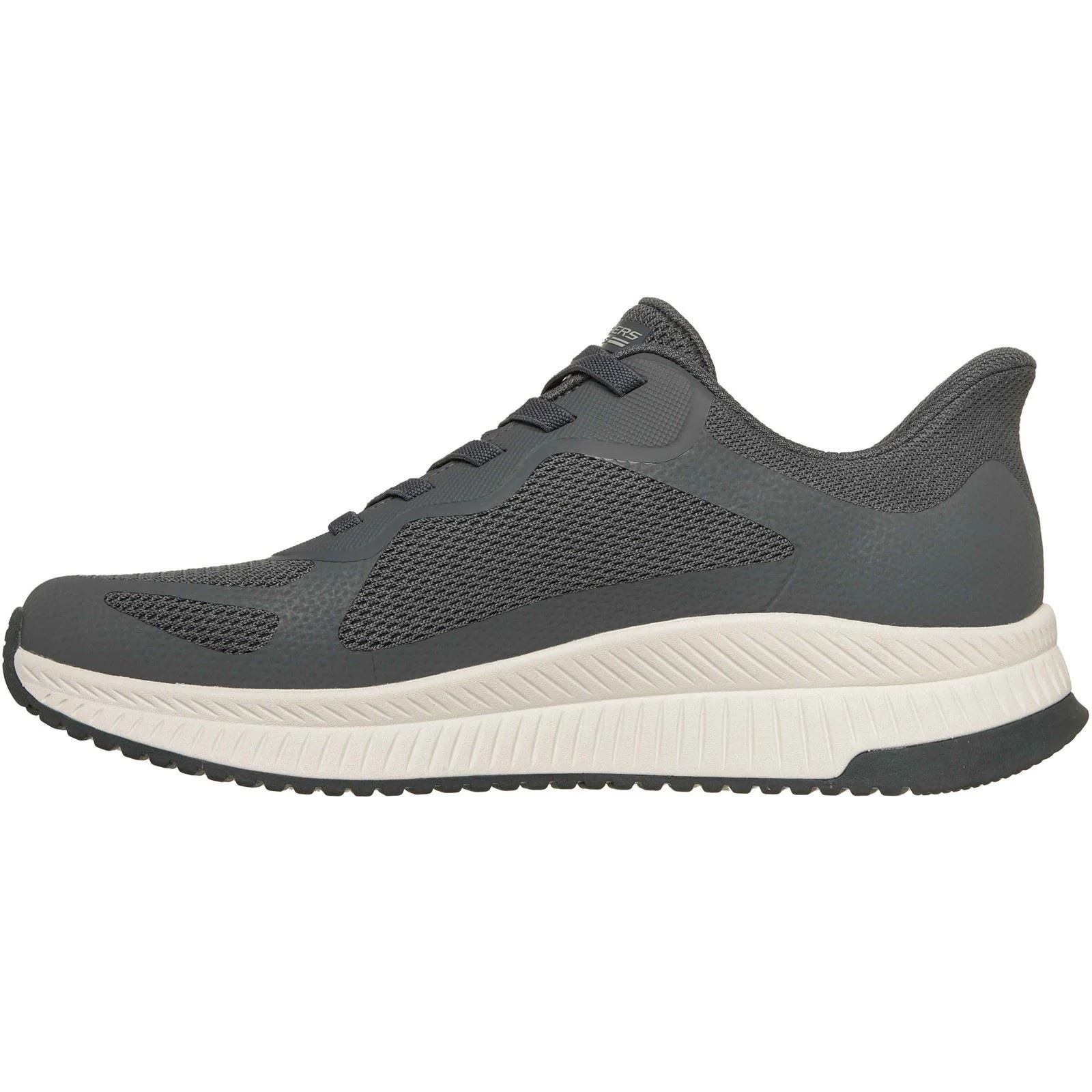 Skechers BOBS Sport Squad Chaos 4 Men's Charcoal Standard Trainers - Image 4