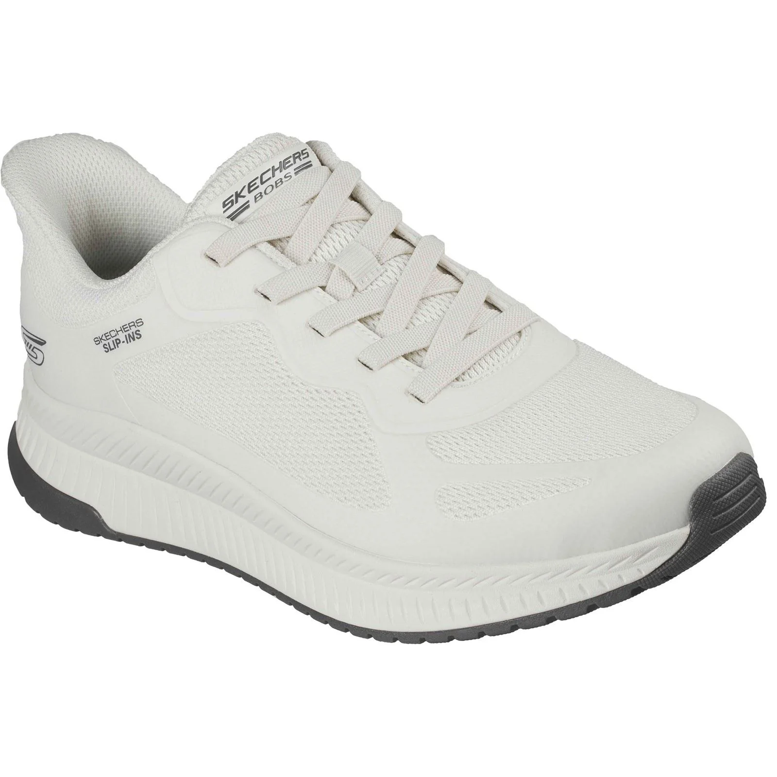Skechers BOBS Sport Squad Chaos 4 Men's Off White Standard Trainers
