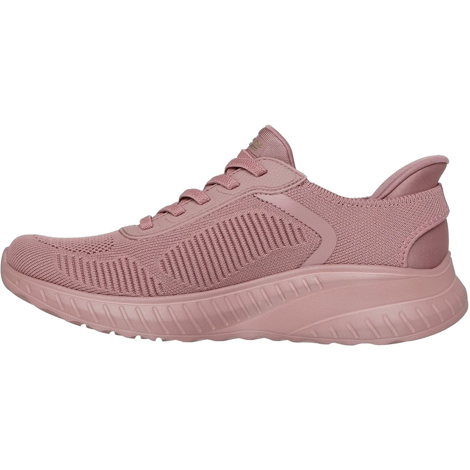 Skechers BOBS Sport Squad Chaos Polyester Women's Rose Trainers - Image 4