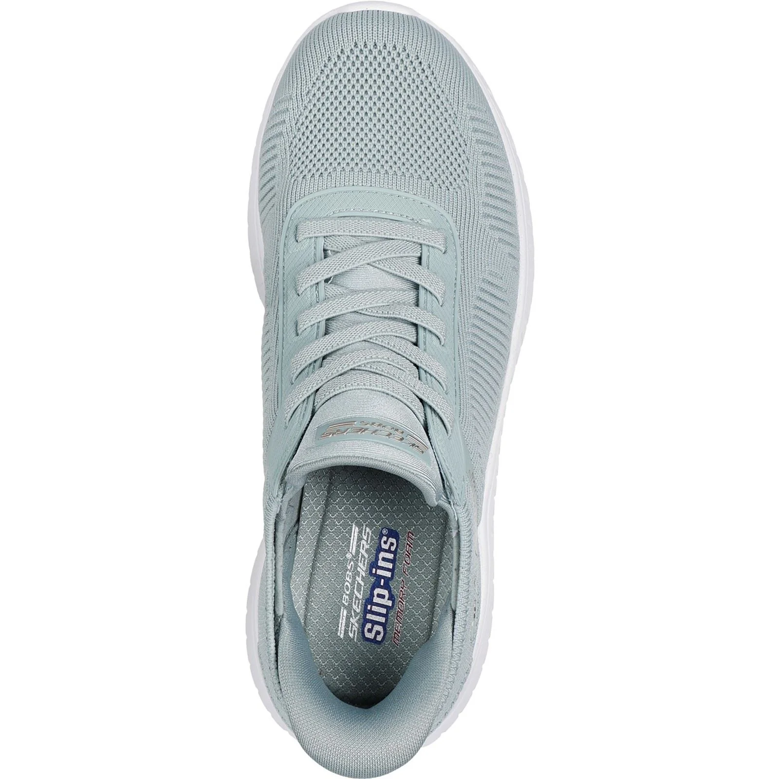 Skechers Women's BOBS Sport Squad Chaos Shoe in Sage - Image 3