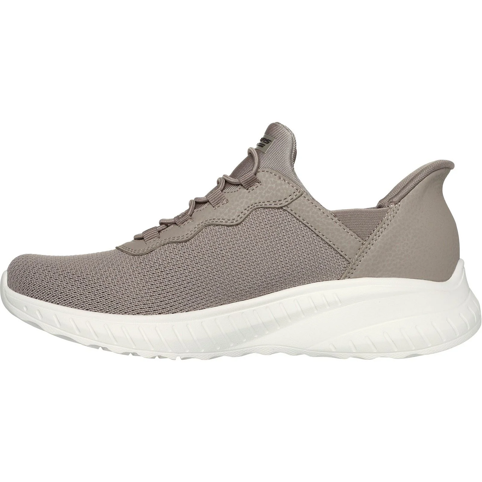 Skechers Women's BOBS Sport Squad Chaos Shoe in Taupe - Image 4