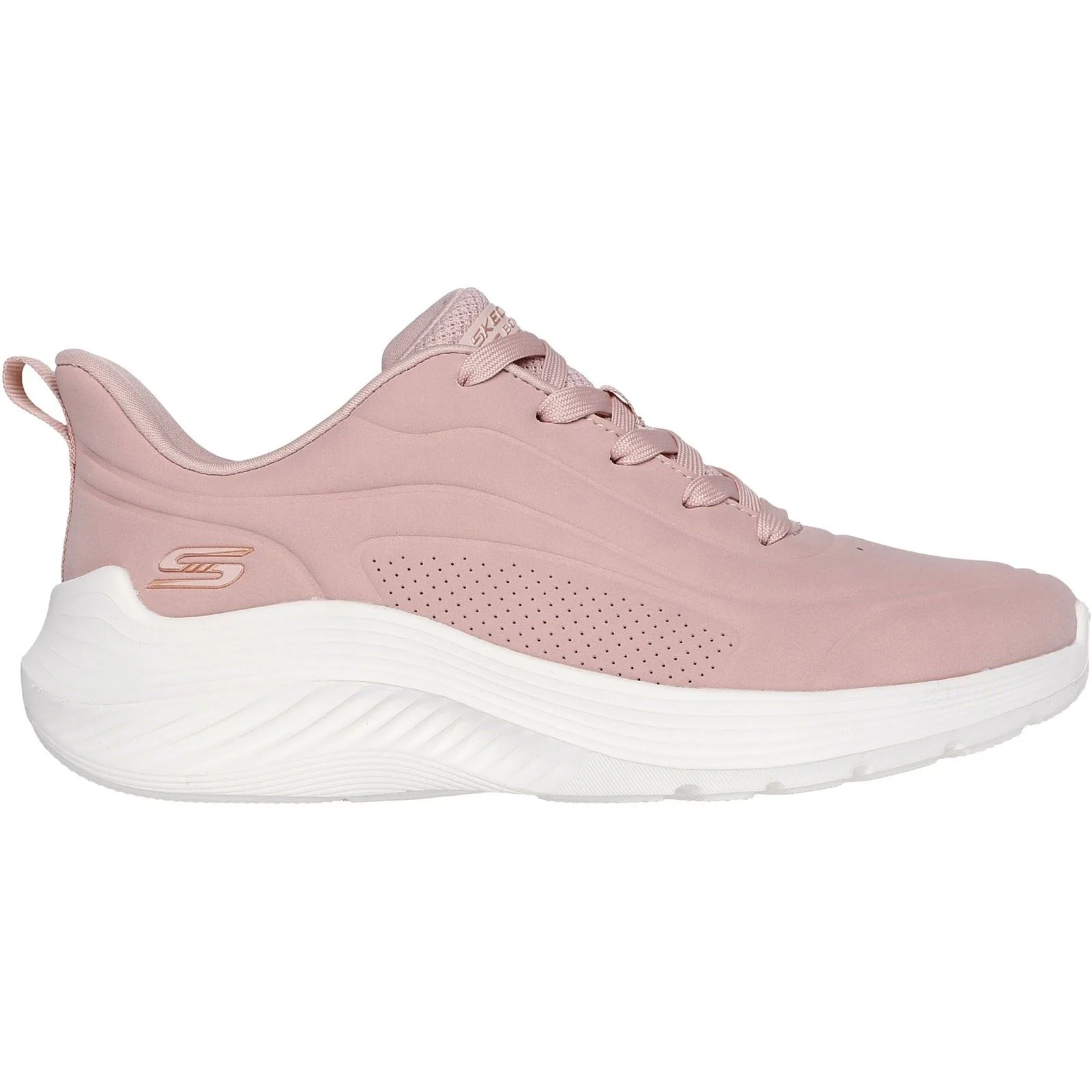 Skechers BOBS Sport Squad Waves Just Wading Women's Blush Trainers - Image 5