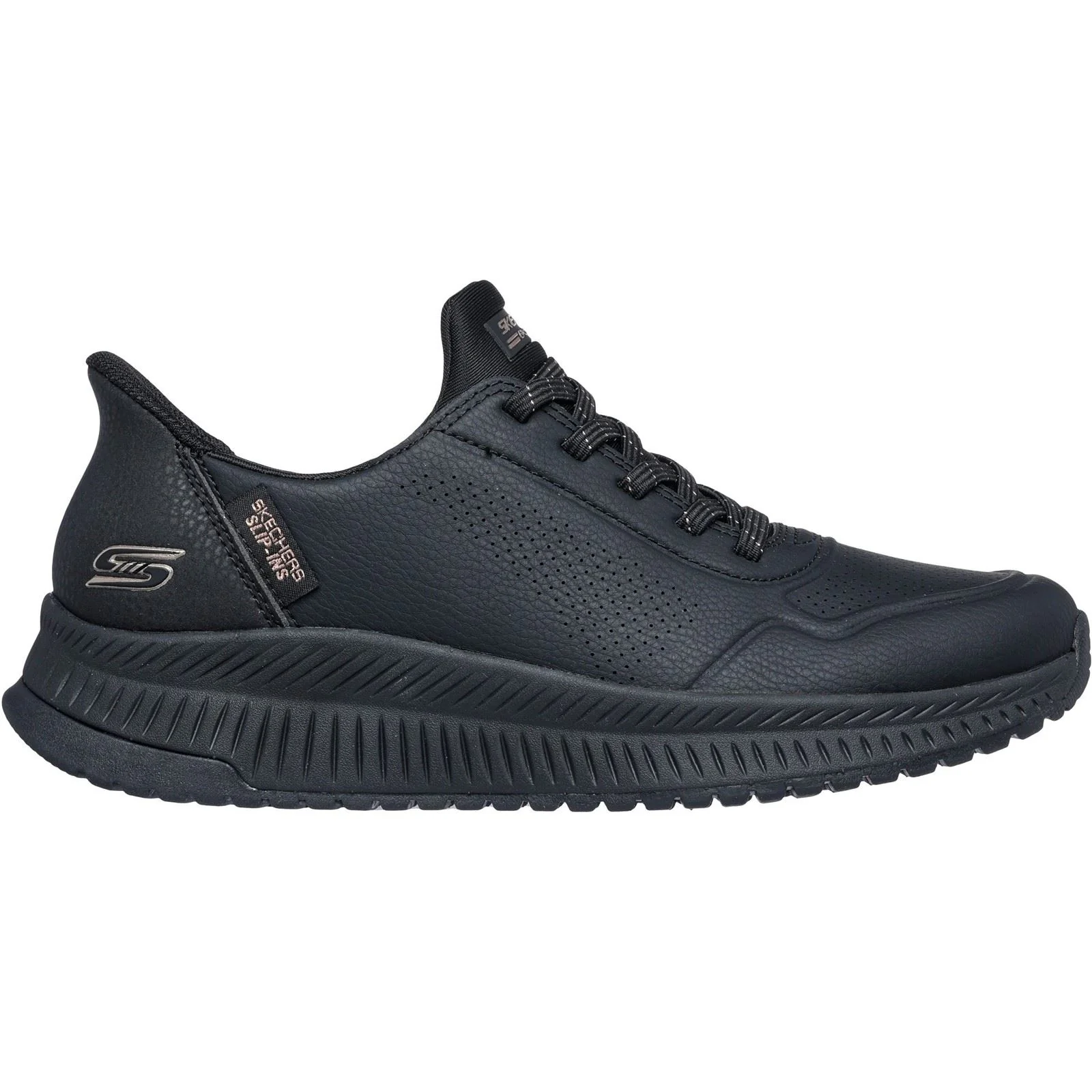 Skechers BOBS Squad 4 Key Look Women's Black Trainers - Image 2