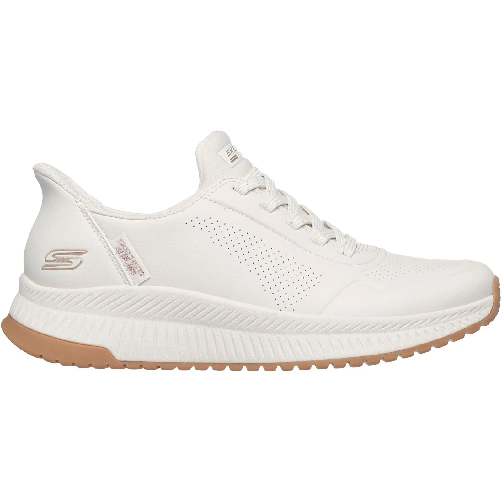 Skechers BOBS Squad 4 Key Look Women's White Trainers - Image 2