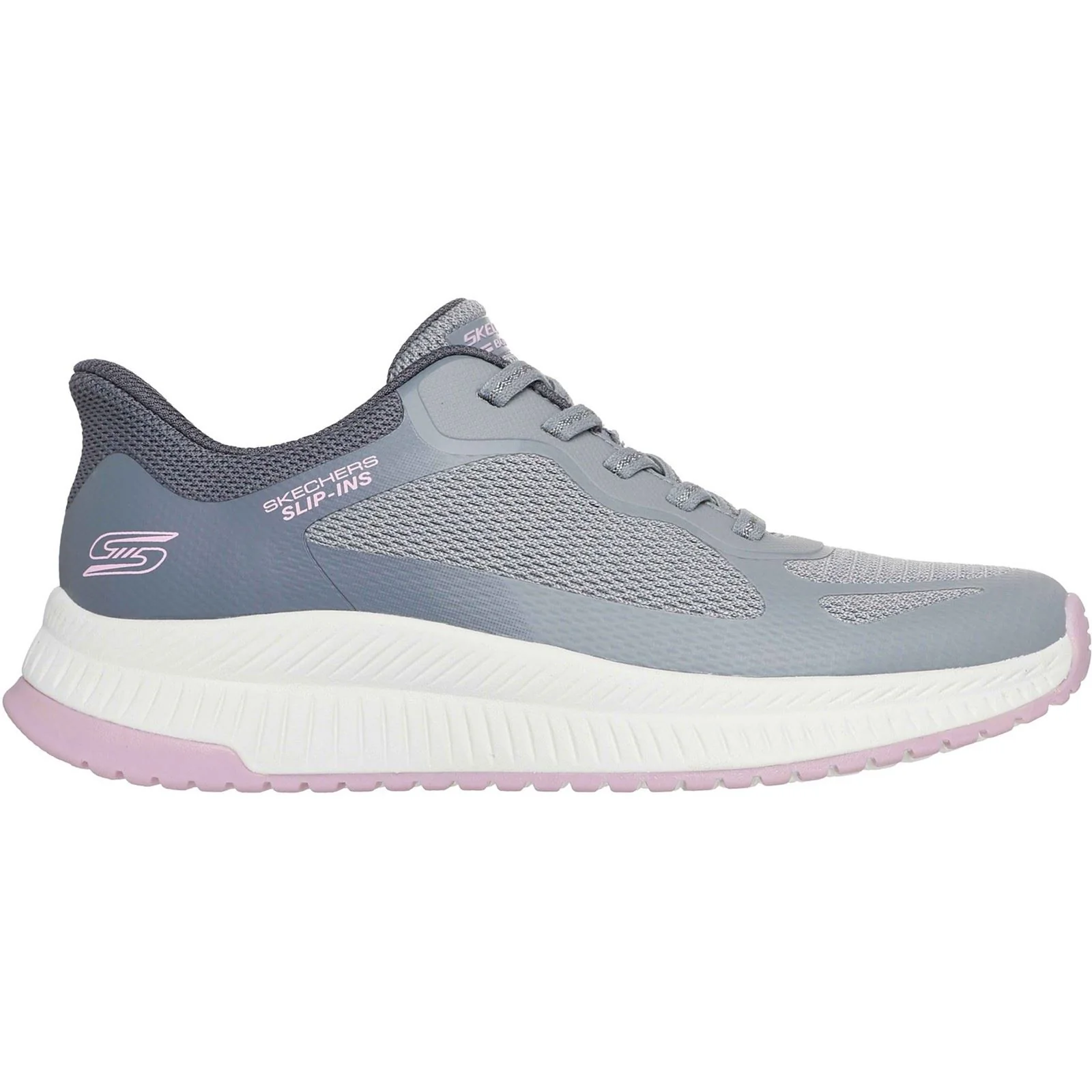 Skechers BOBS Squad 4 Staple Look Women's Grey/Multi Sandals - Image 5
