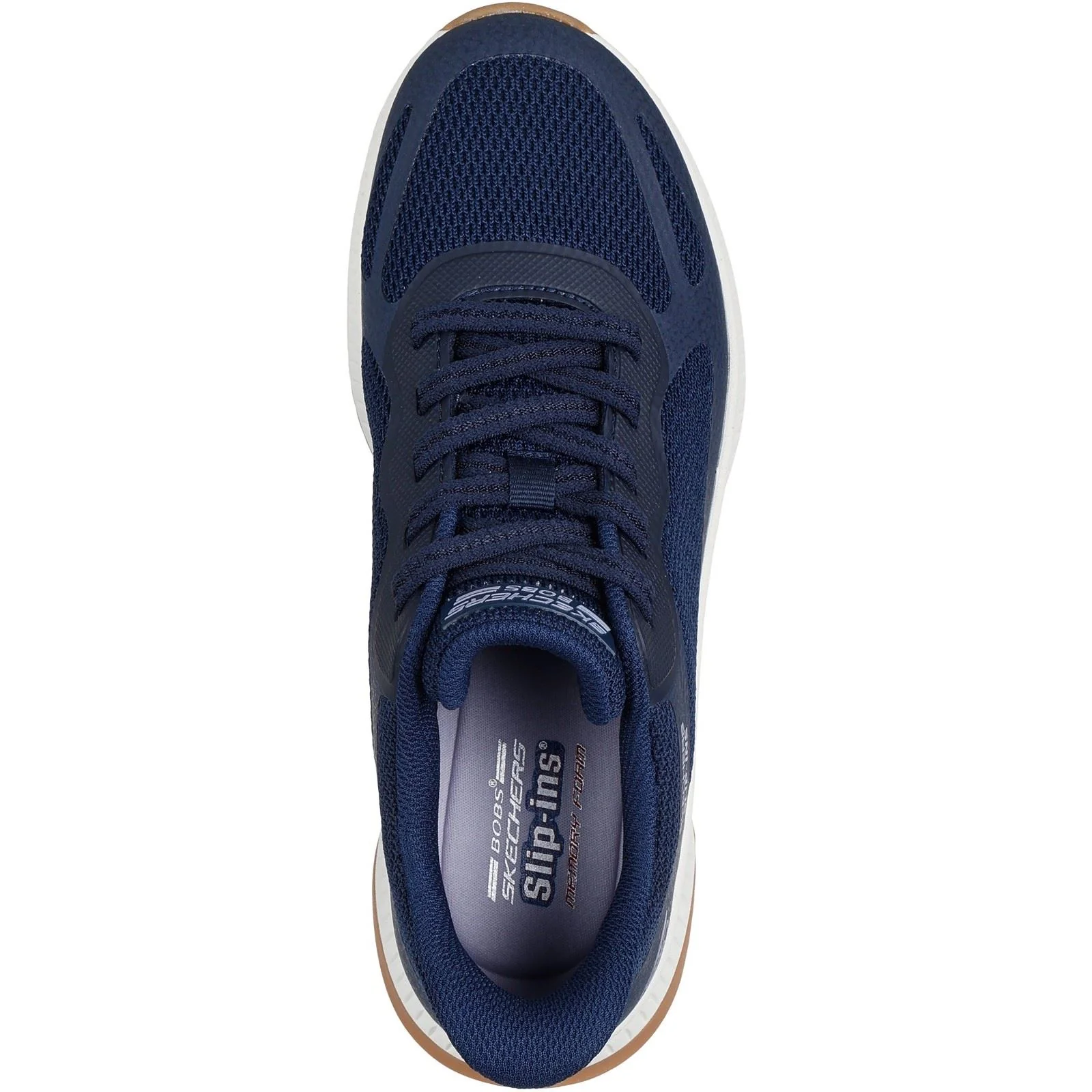 Skechers BOBS Squad 4 Staple Look Women's Navy Trainers - Image 3