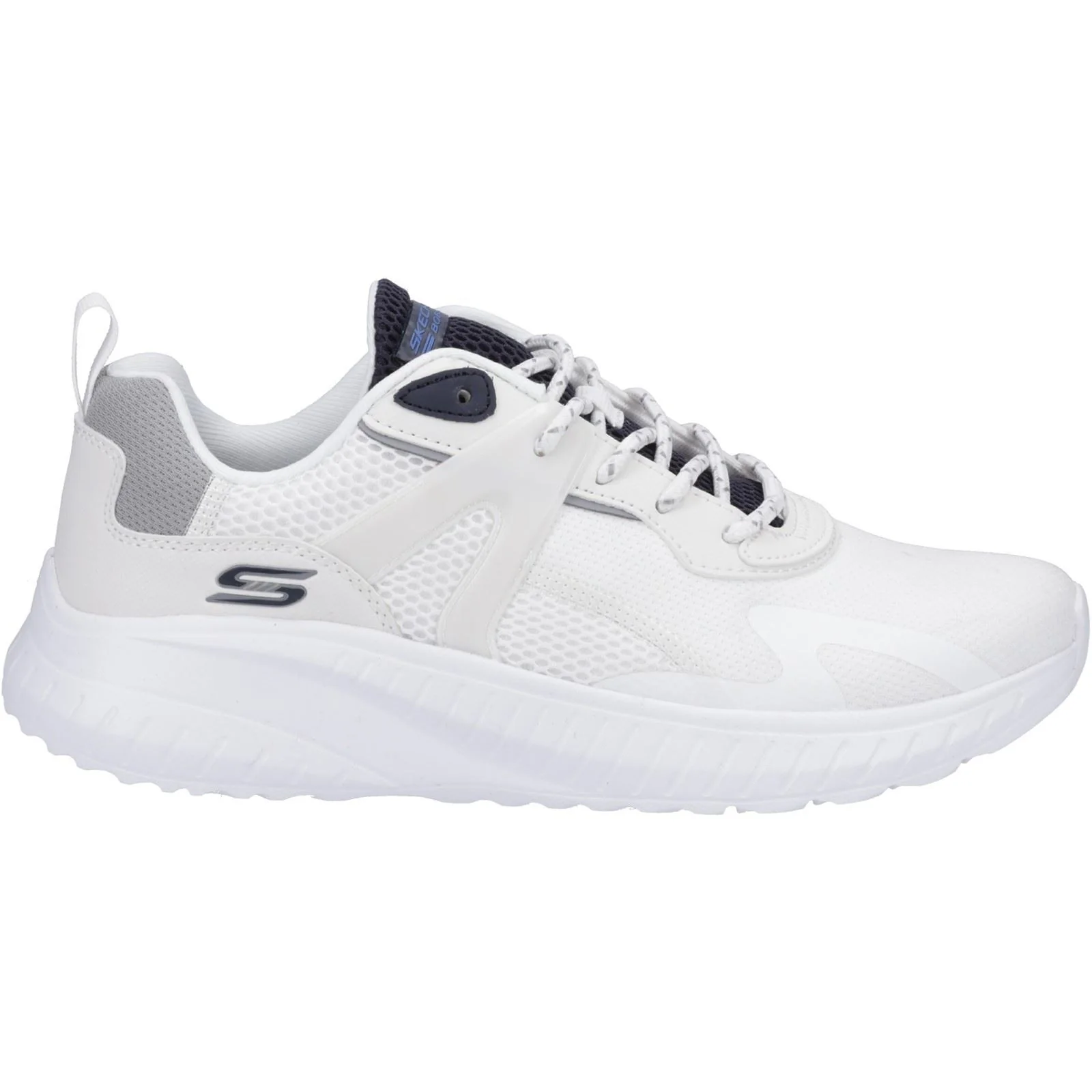 Skechers Men's Bobs Squad Chaos Elevated Drift Trainers in White/Multi - Image 6