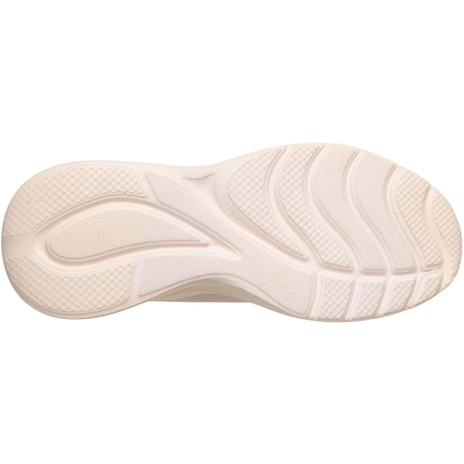 Skechers Bobs Squad Waves Current Look Textile Women's Off White Trainers - Image 2