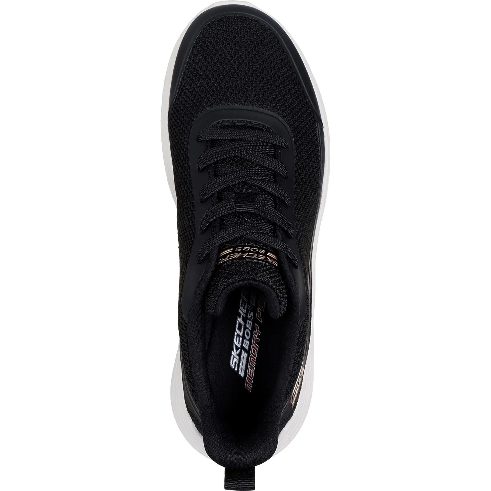 Skechers Women's Bobs Squad Waves Still Wading Trainers in Black - Image 3