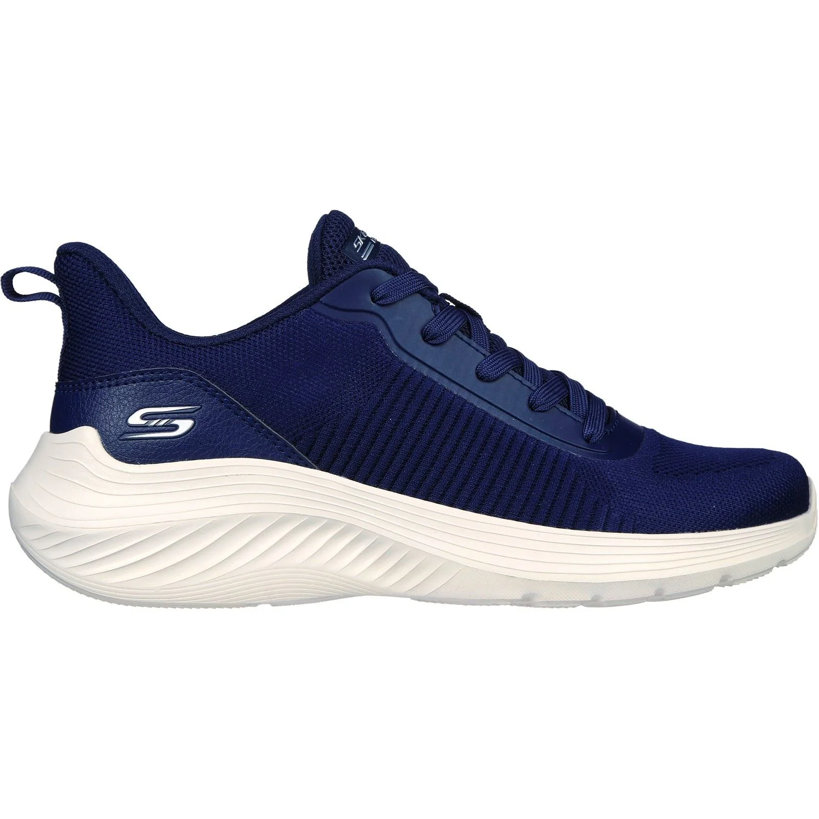 Skechers Women's Bobs Squad Waves Shoes in Navy - Image 5