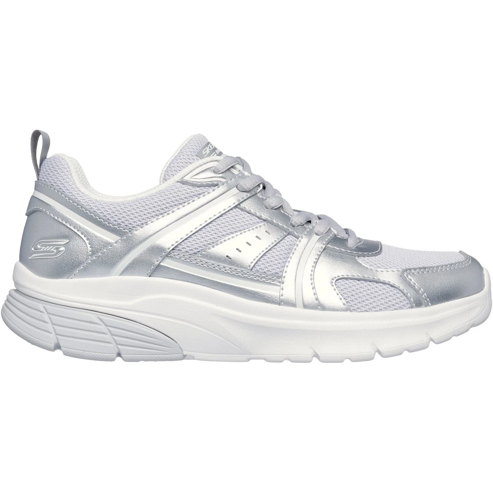 Skechers BOBS Vamos Women's Silver Trainers - Image 2