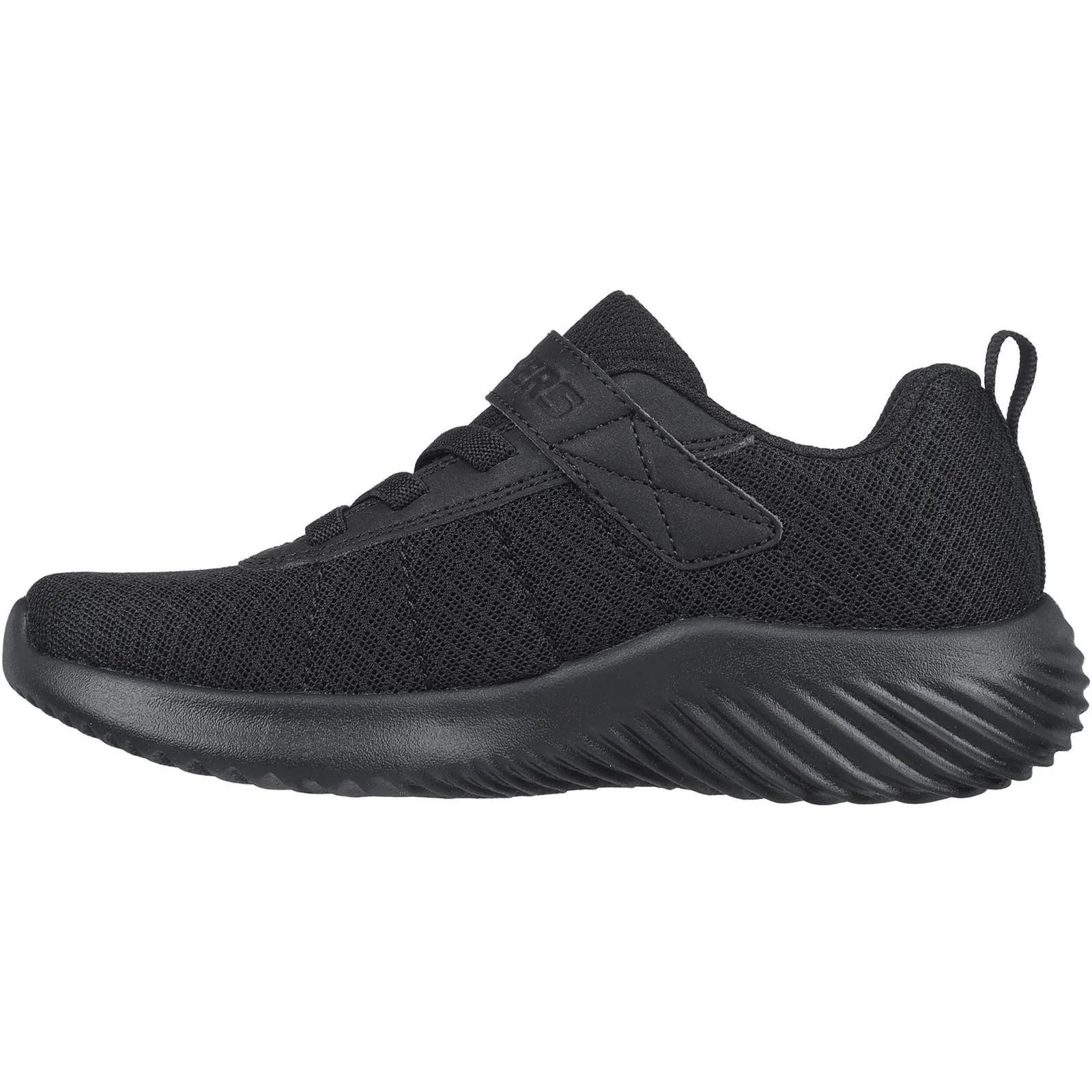 Skechers Bounder Baronik Textile Black Trainers - Image 4
