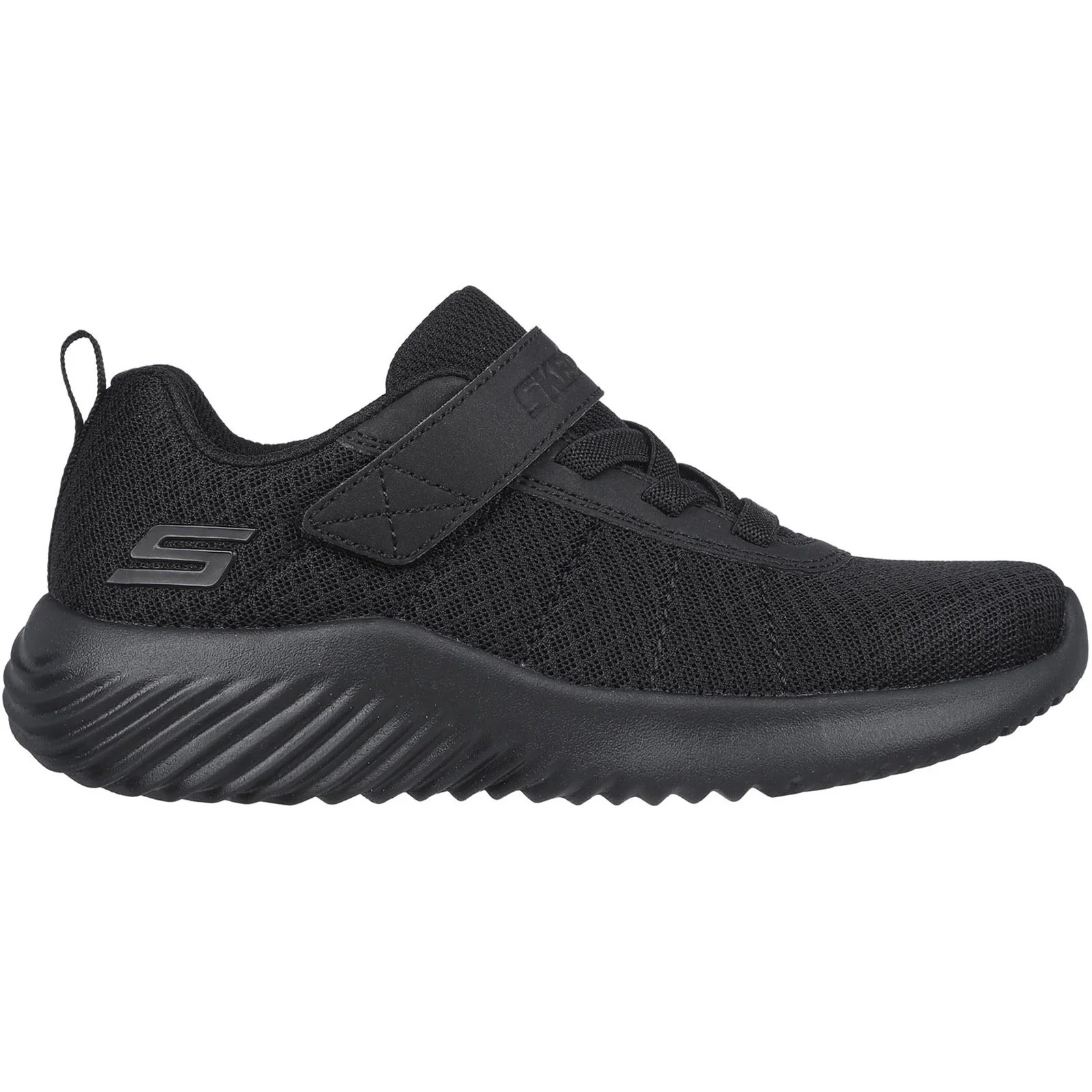 Skechers Bounder Baronik Textile Black Trainers - Image 5