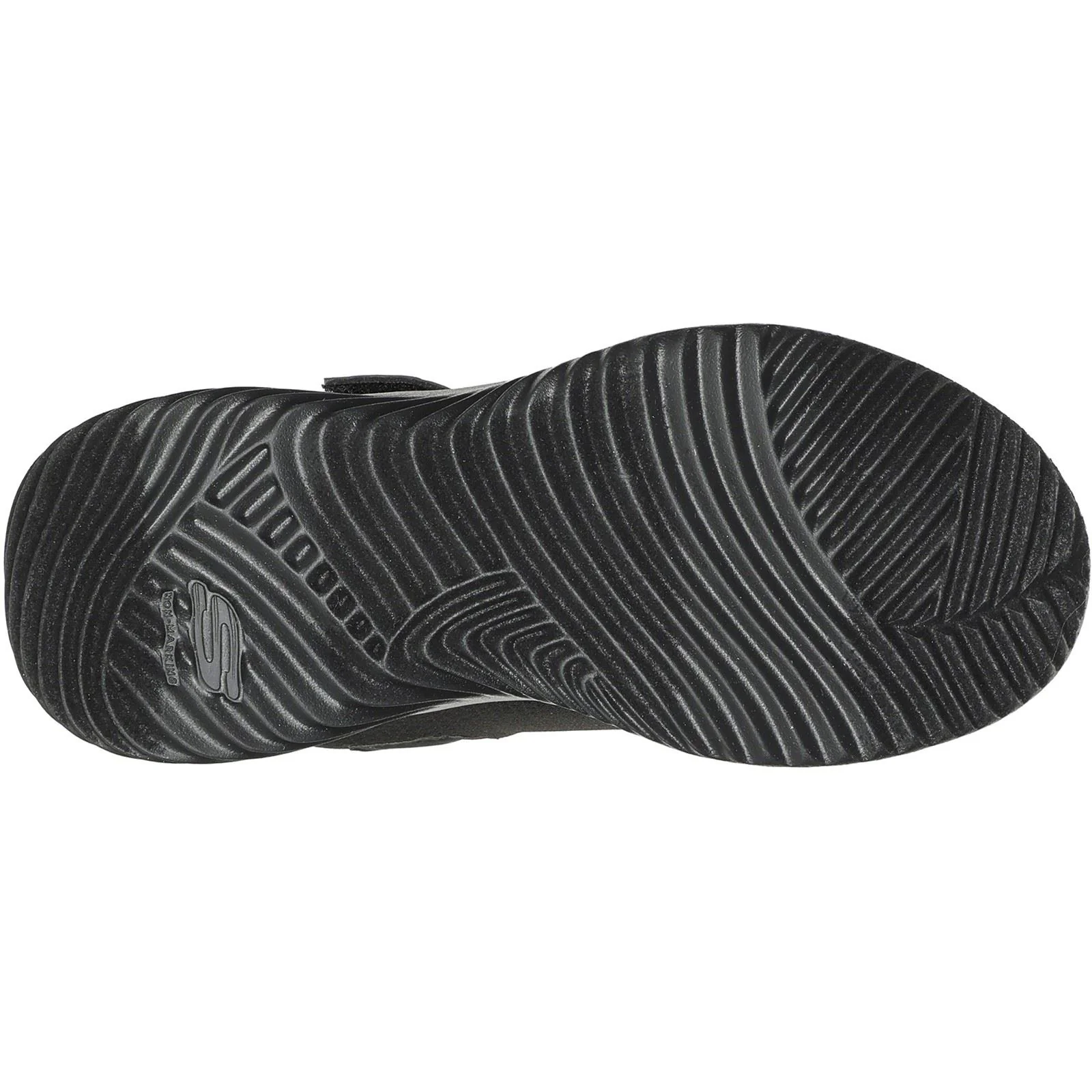 Skechers Bounder - Dripper Drop Synthetic Junior Black Trainers - Image 2