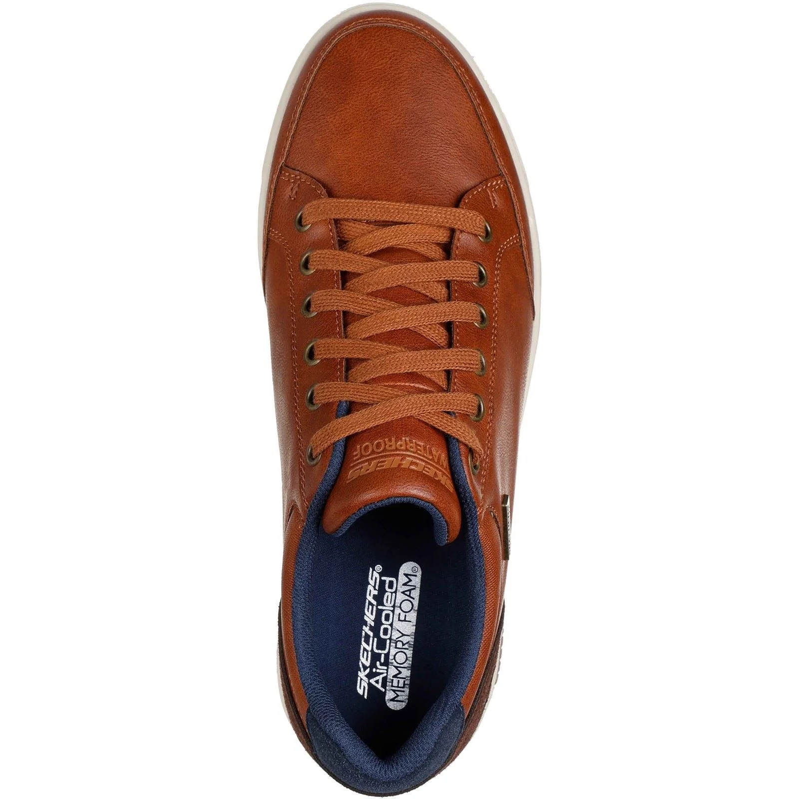 Skechers Cavell Sparkman Polyurethane Men's Luggage Standard Lace-Up Shoes - Image 3