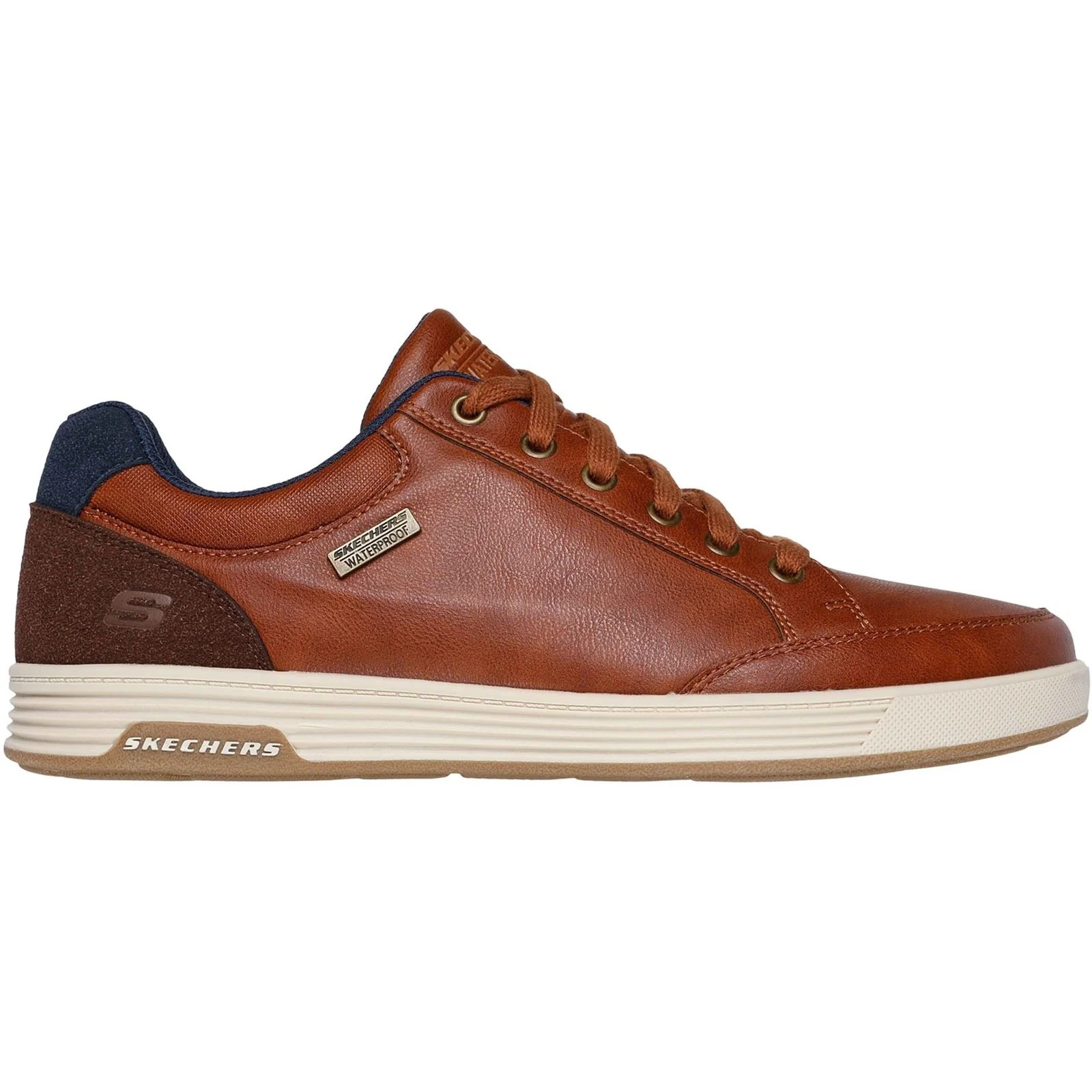 Skechers Cavell Sparkman Polyurethane Men's Luggage Standard Lace-Up Shoes - Image 5