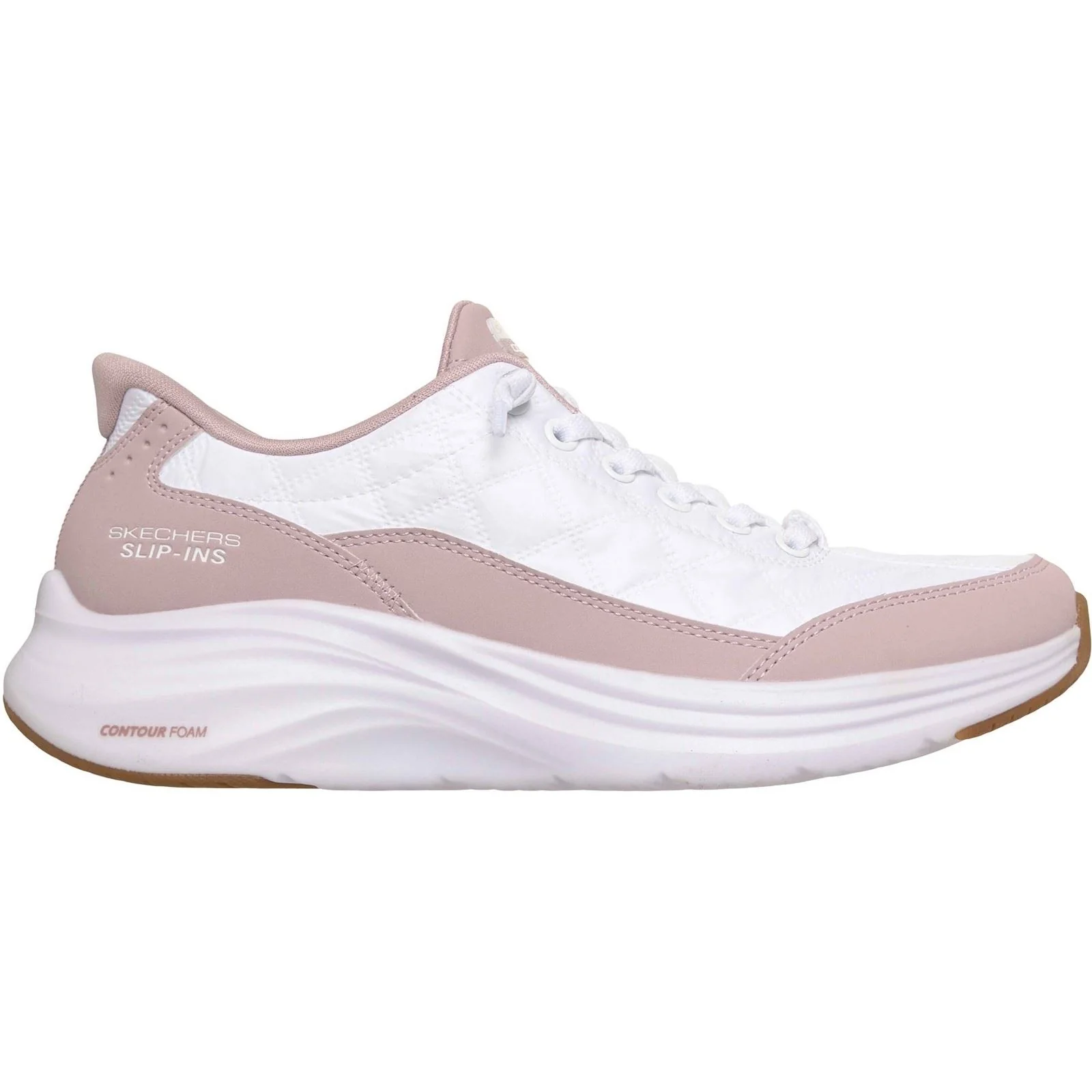 Skechers Contour Foam Cozy Fit Textile Women's Lavender Standard Trainers - Image 5