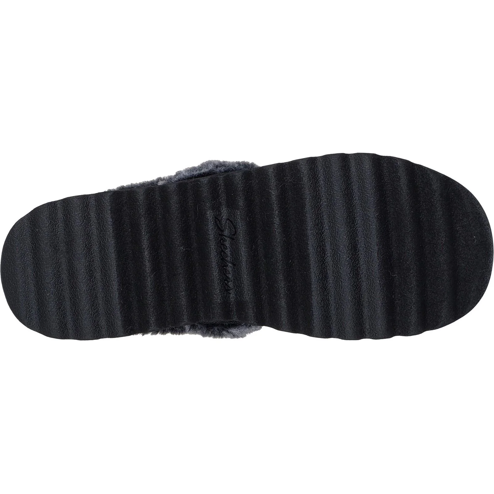 Skechers Cozy Up Polyester Women's Black Slippers - Image 2