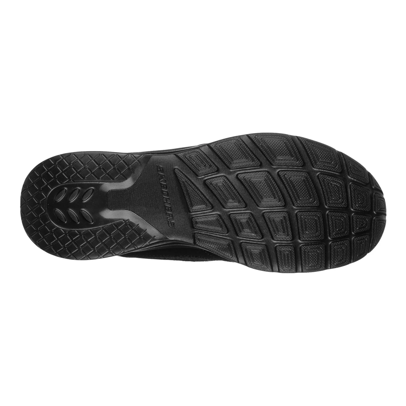 Skechers Men's Dynamight 2.0 Lace Up Memory Foam Trainer in Black - Image 7
