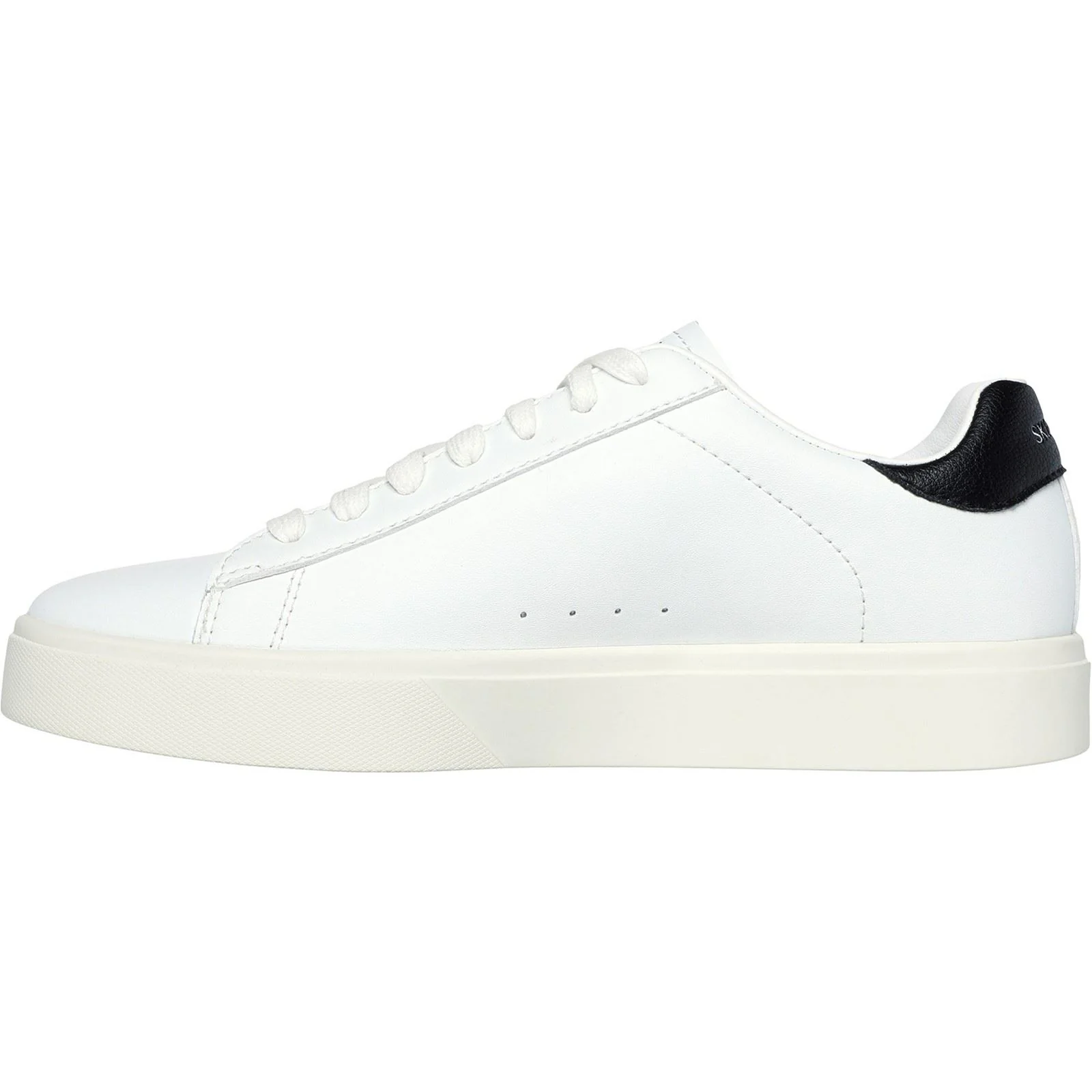 Skechers Women's Eden LX - Beaming Glory Trainer in White/Black - Image 4