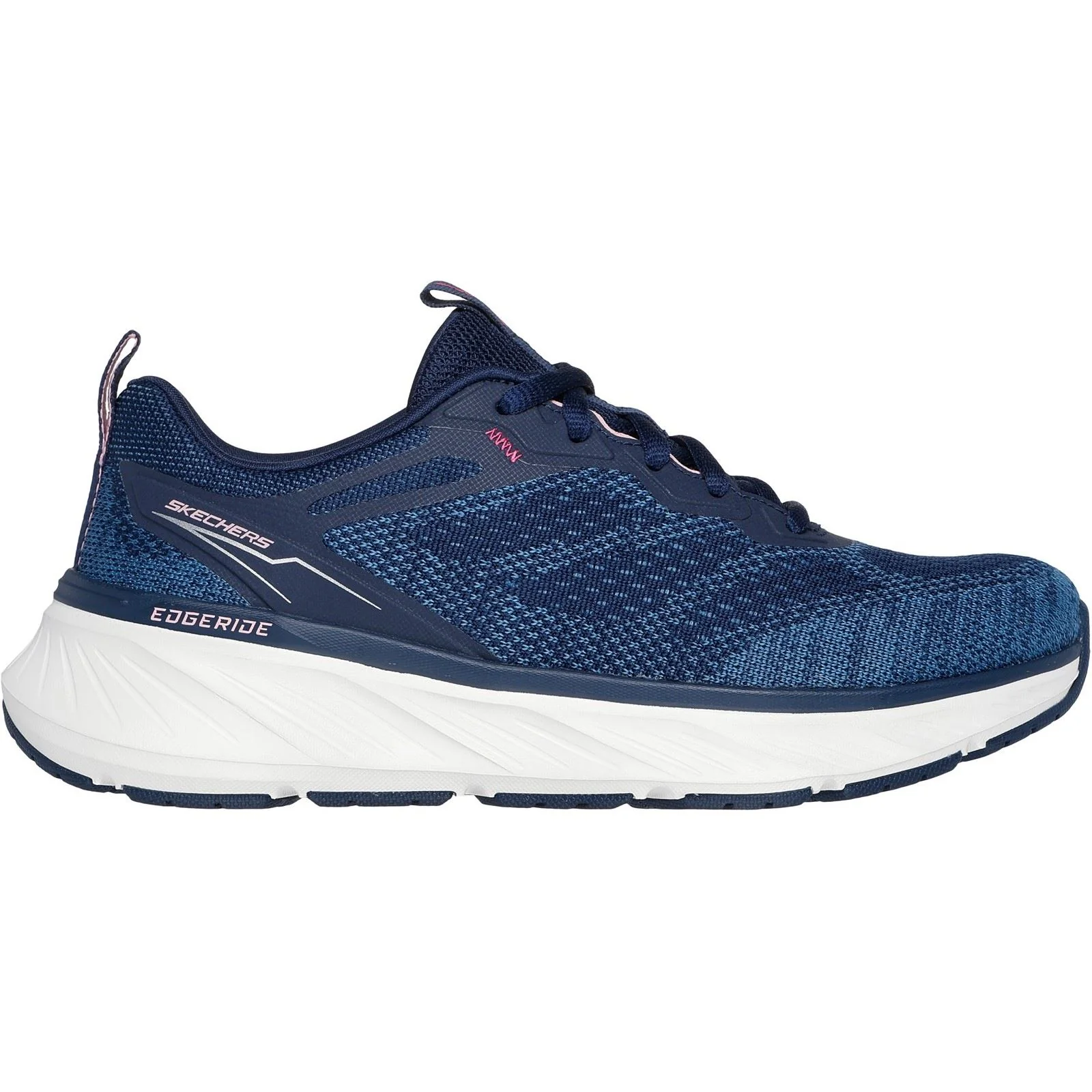 Skechers Women's Edgeride Power Flow Trainers in Navy/Pink - Image 5
