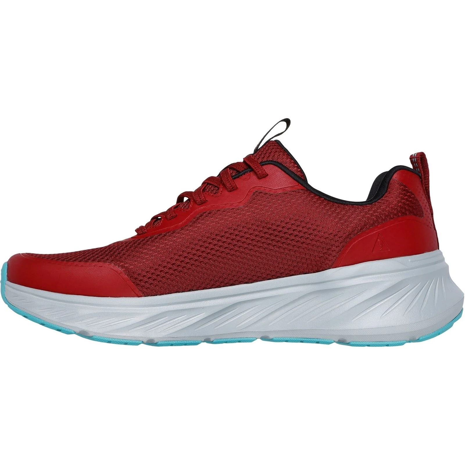 Skechers Men's Edgeride Rekze Shoe in Burgundy/Grey - Image 4