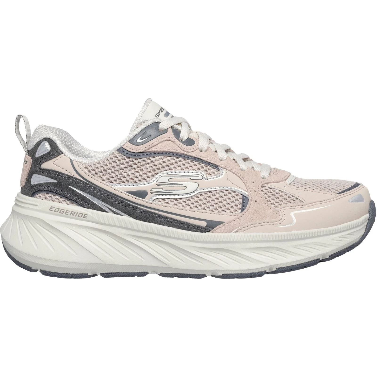 Skechers Edgeride Women's Taupe Trainers - Image 2