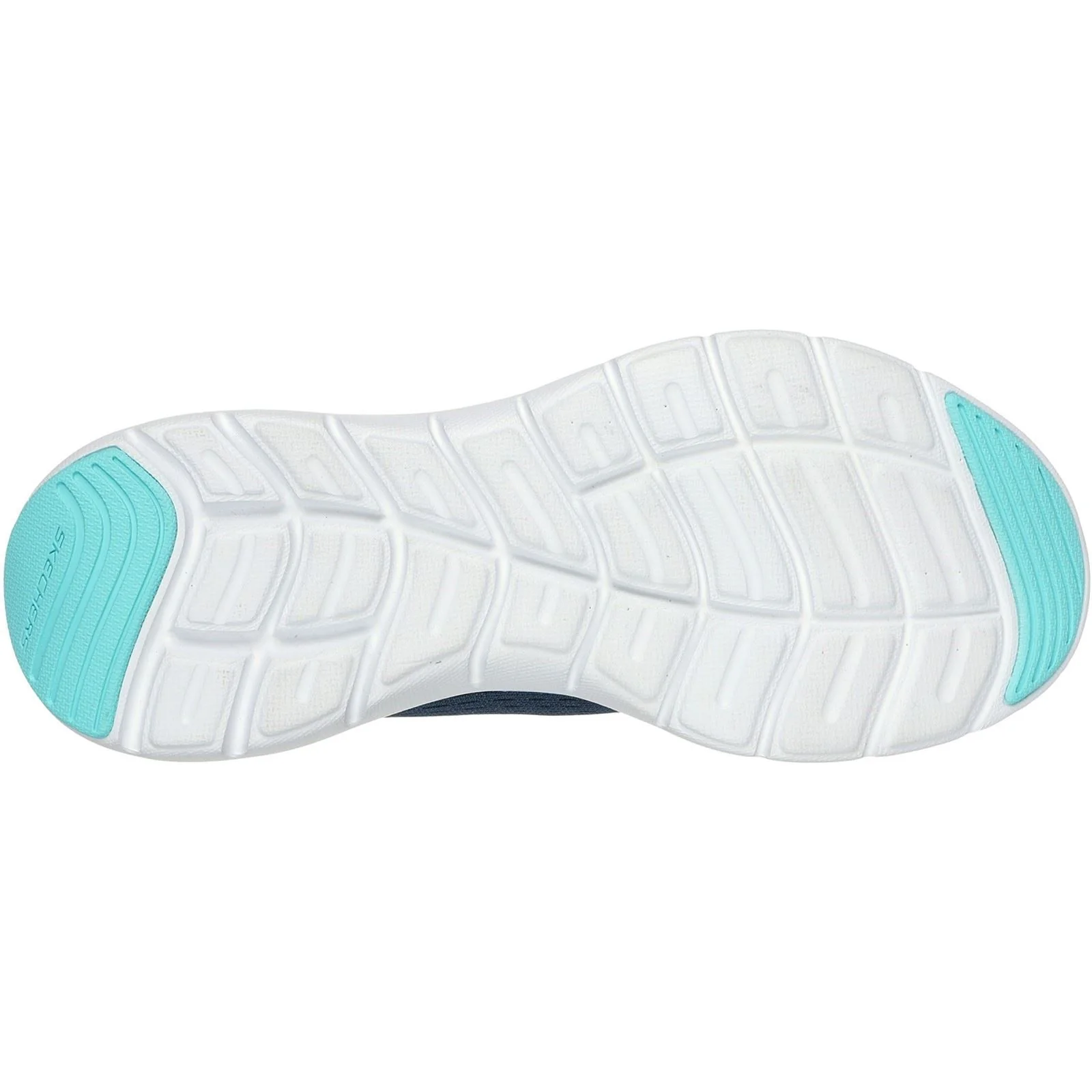 Skechers Flex Appeal 5.0 Textile Women's Navy/Blue Trainers - Image 2