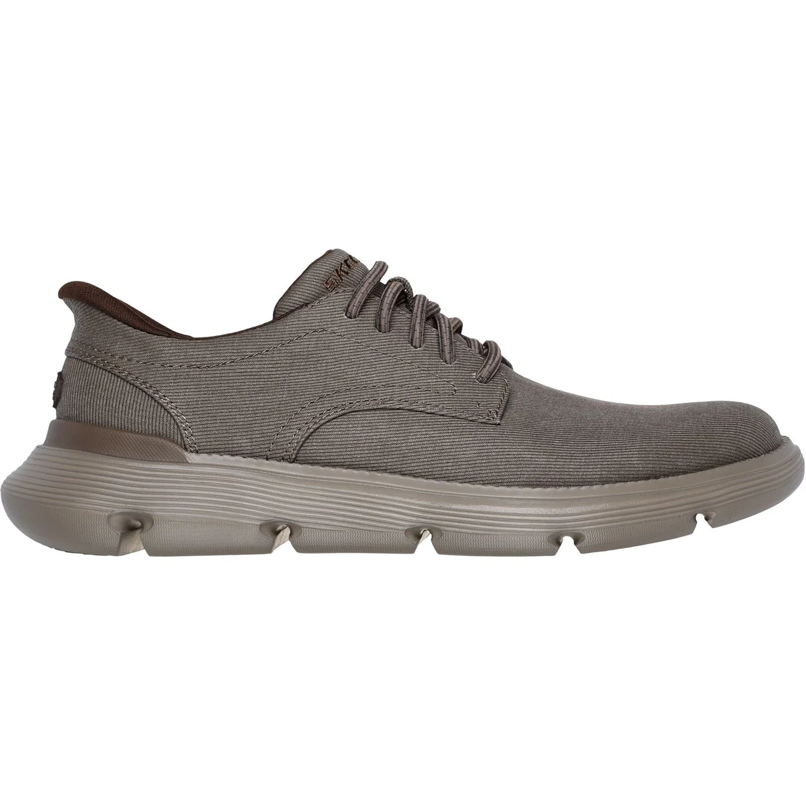 Skechers Men's Garza Clive Shoe in Dark Taupe - Image 2