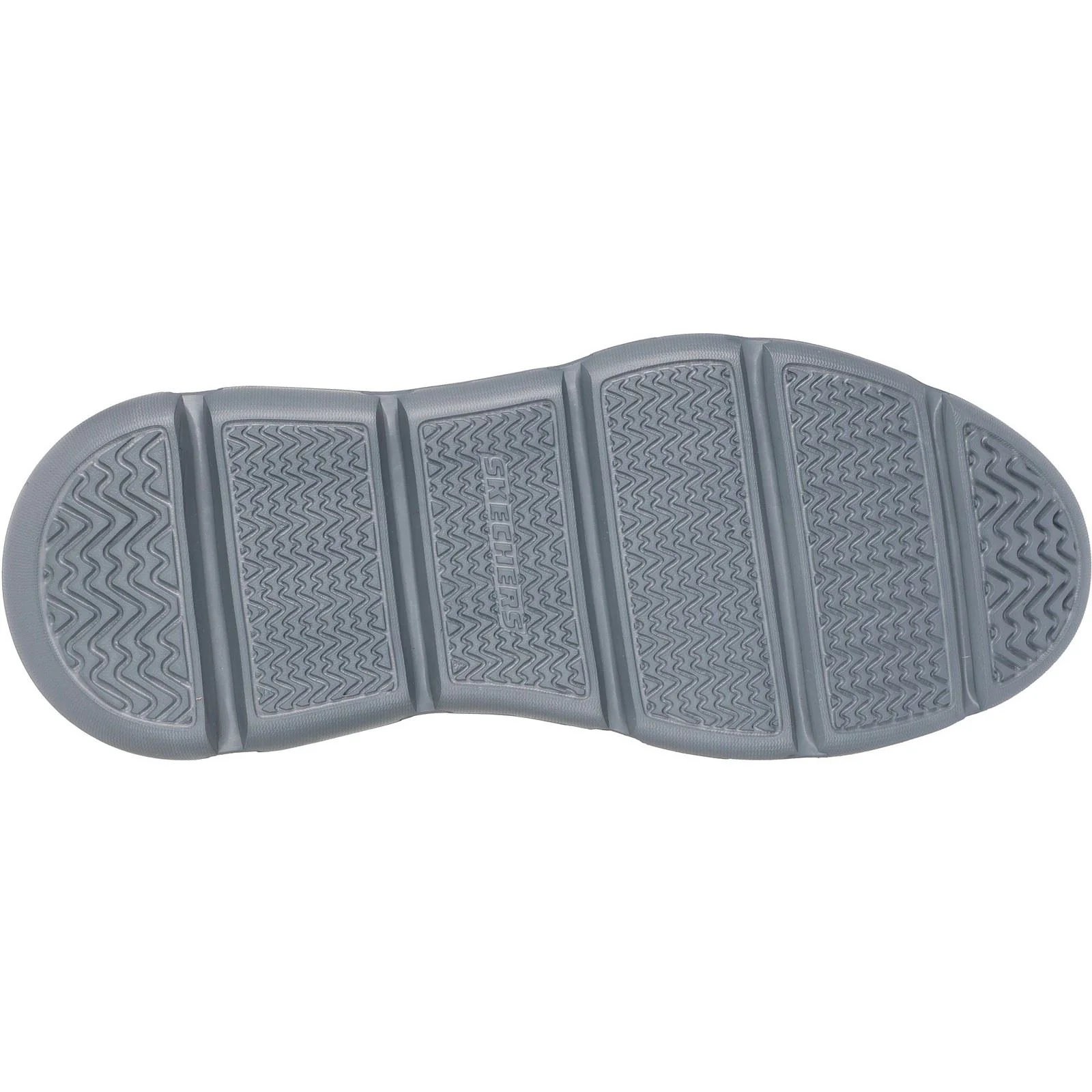 Skechers Garza Duran Leather Men's Black Trainers - Image 2