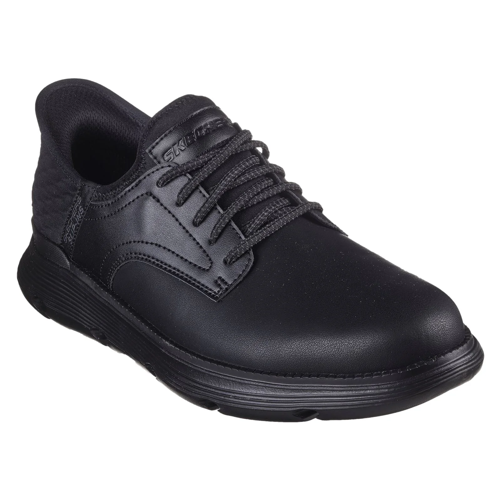 Skechers Men's Garza - Gervin Oxford Shoe in Black - Image 6