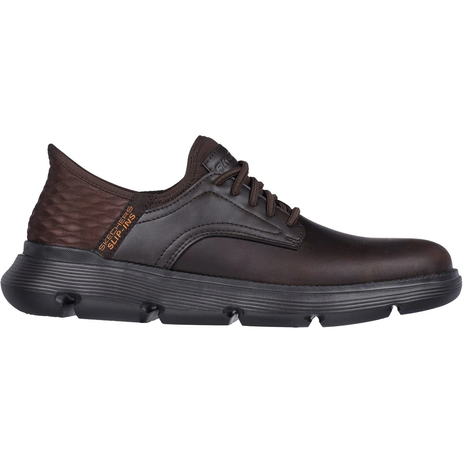 Skechers Men's Garza - Gervin Oxford Shoe in Chocolate - Image 5