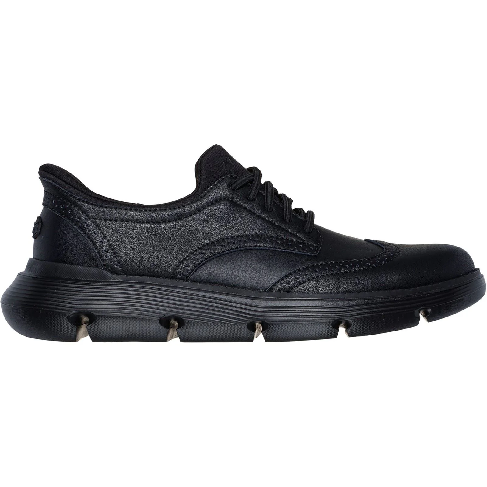 Skechers Men's Garza Sully Shoe in Black - Image 5
