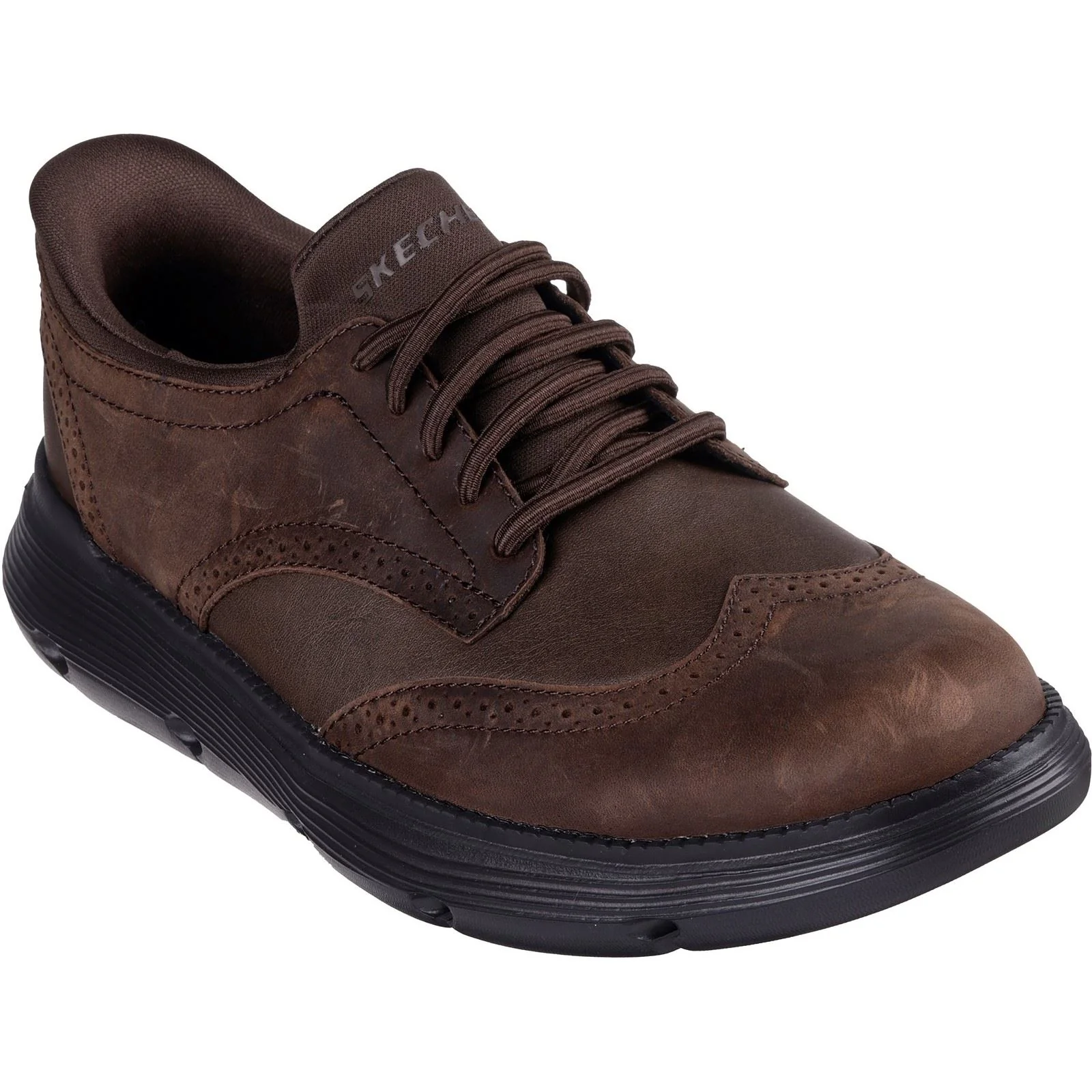Skechers Men's Garza Sully Shoe in Cocoa