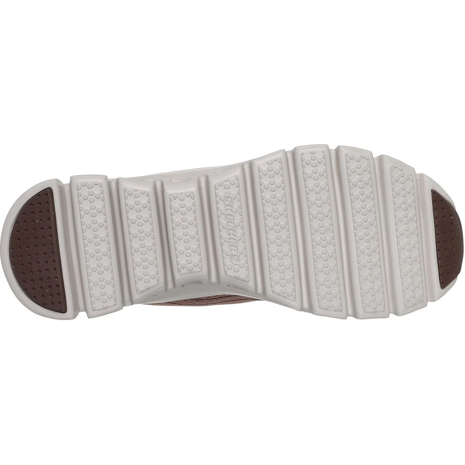 Skechers Glide-Step Elevate Amaze Textile Women's Brown Trainers - Image 2