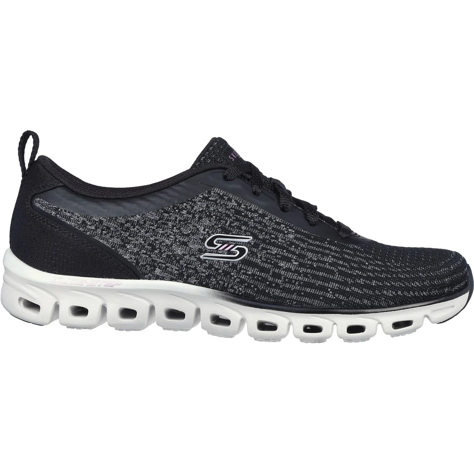 Skechers Women's Glide-Step Head Start Shoes in Black - Image 5