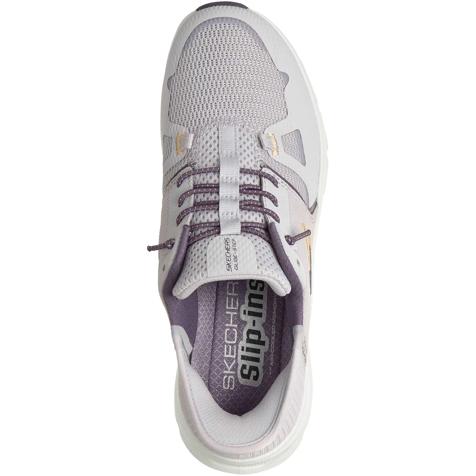 Skechers Glide-Step Pro Polyester Women's Lavender Trainers - Image 3