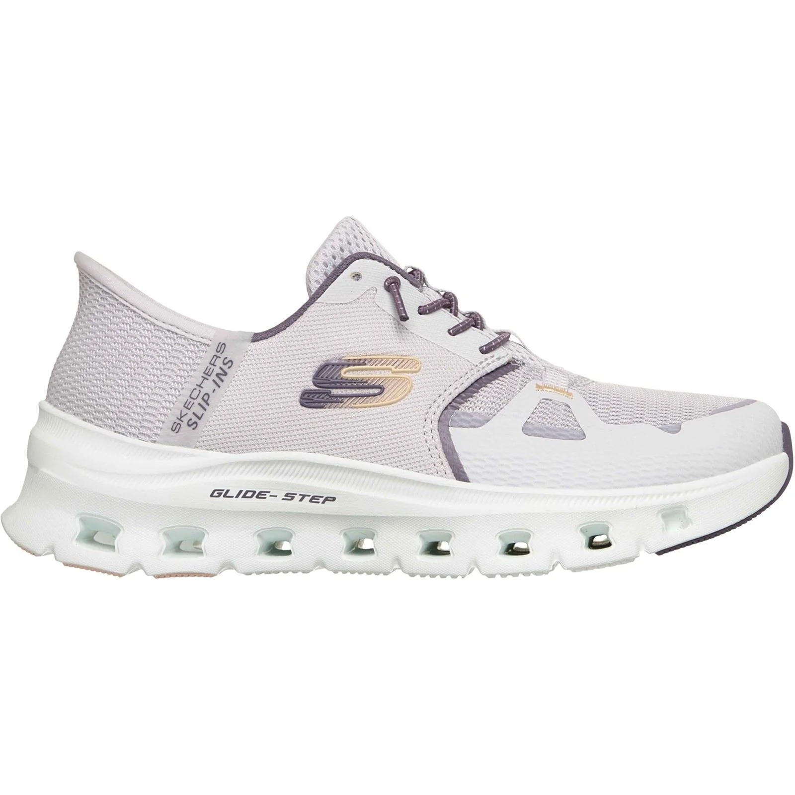 Skechers Glide-Step Pro Polyester Women's Lavender Trainers - Image 5