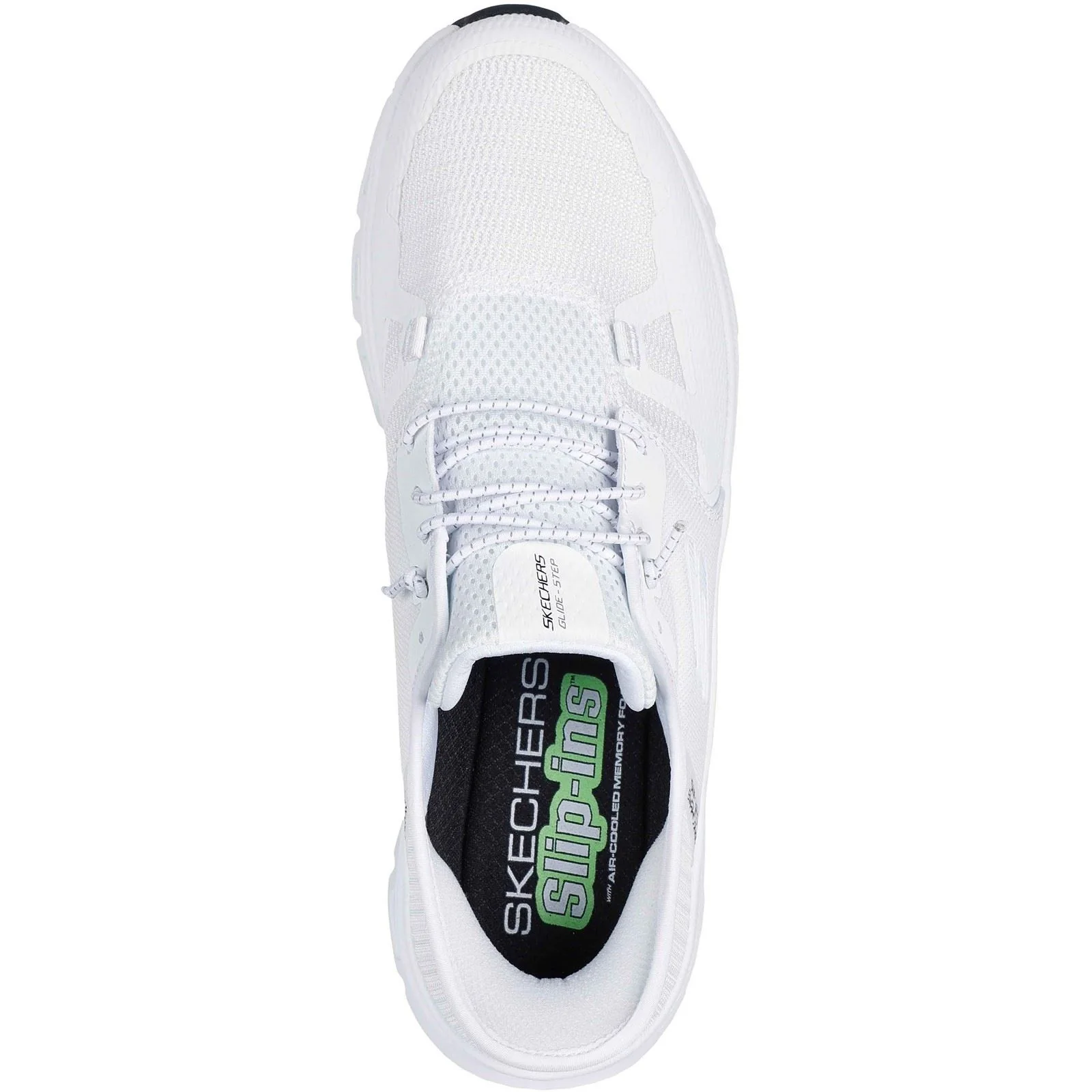 Skechers Glide-Step Pro Textile Men's White Standard Trainers - Image 3
