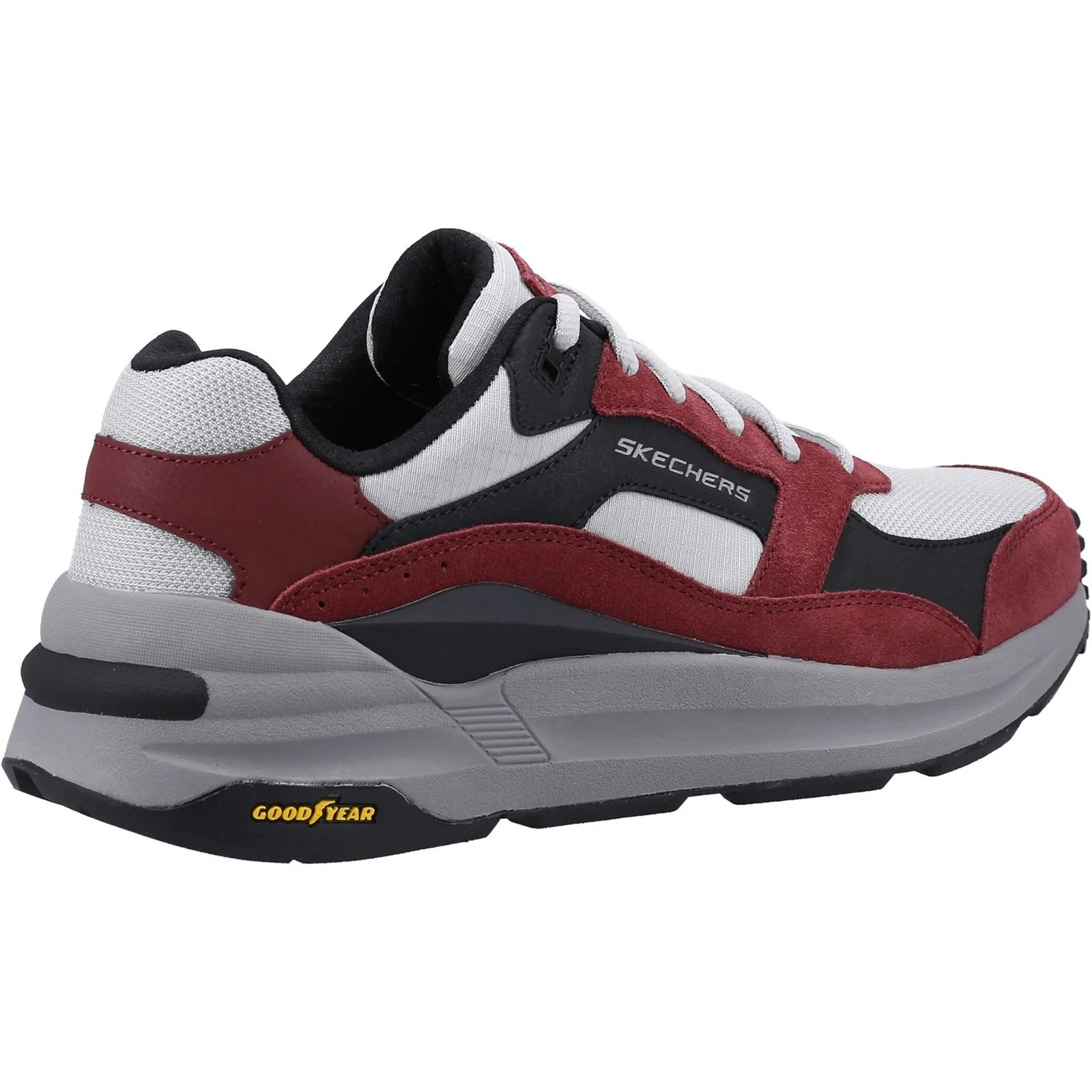 Skechers Men's Global Jogger Shoe in Burgundy - Image 2