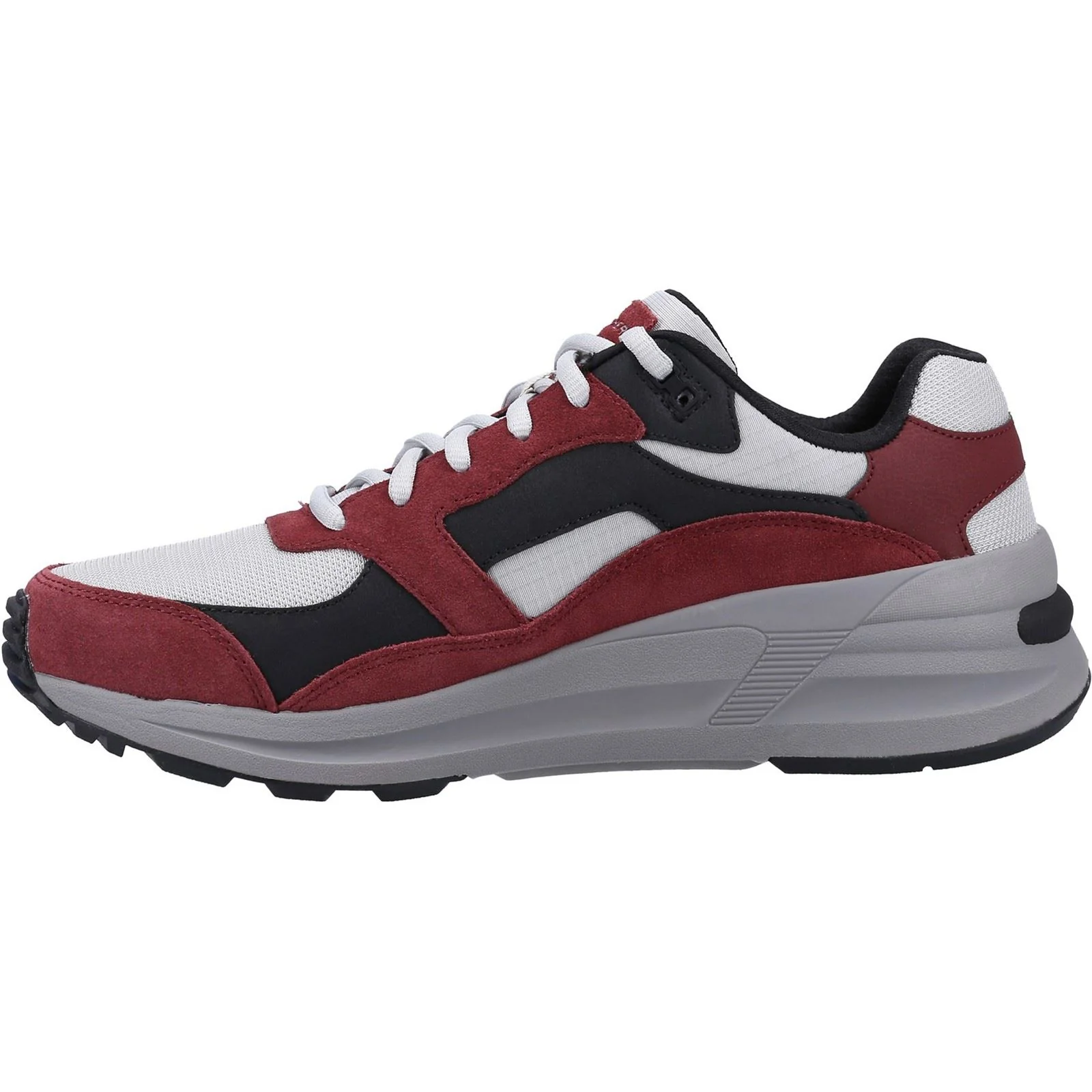 Skechers Men's Global Jogger Shoe in Burgundy - Image 6