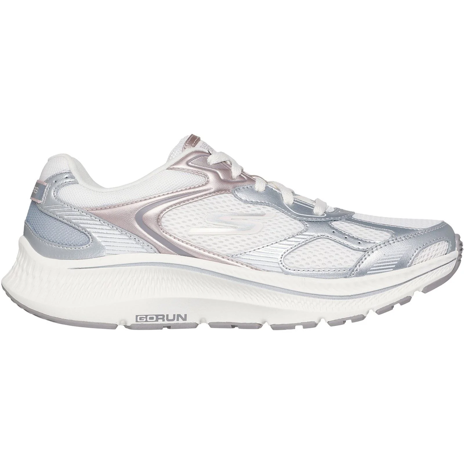 Skechers GO RUN Consistent 2.0 Volt Leather Women's Off White Trainers - Image 5