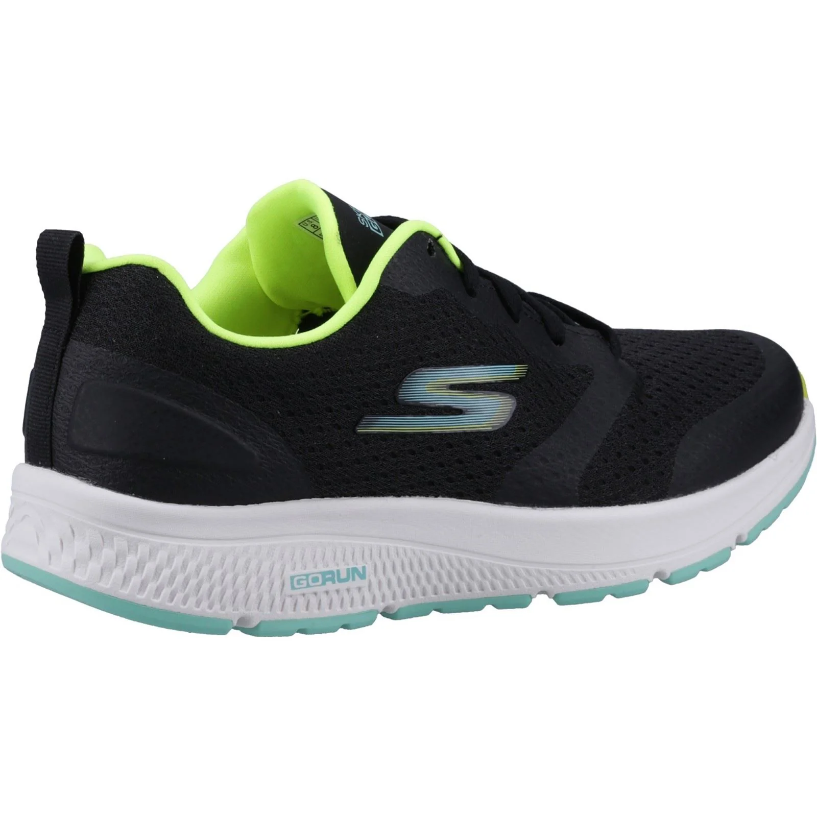 Skechers Women's GO RUN Consistent - Intensify-X Trainer in Black/Lime - Image 2
