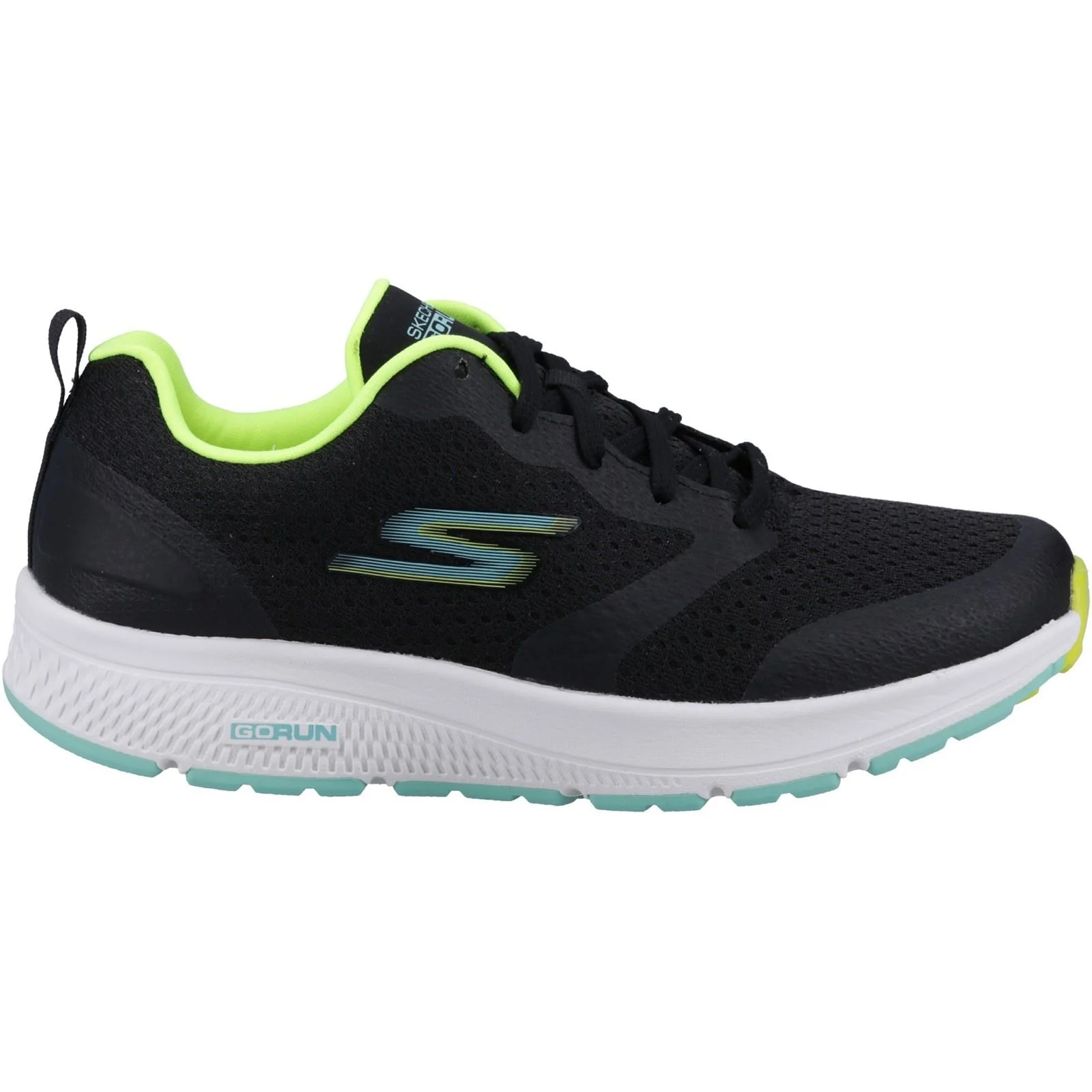 Skechers Women's GO RUN Consistent - Intensify-X Trainer in Black/Lime - Image 4