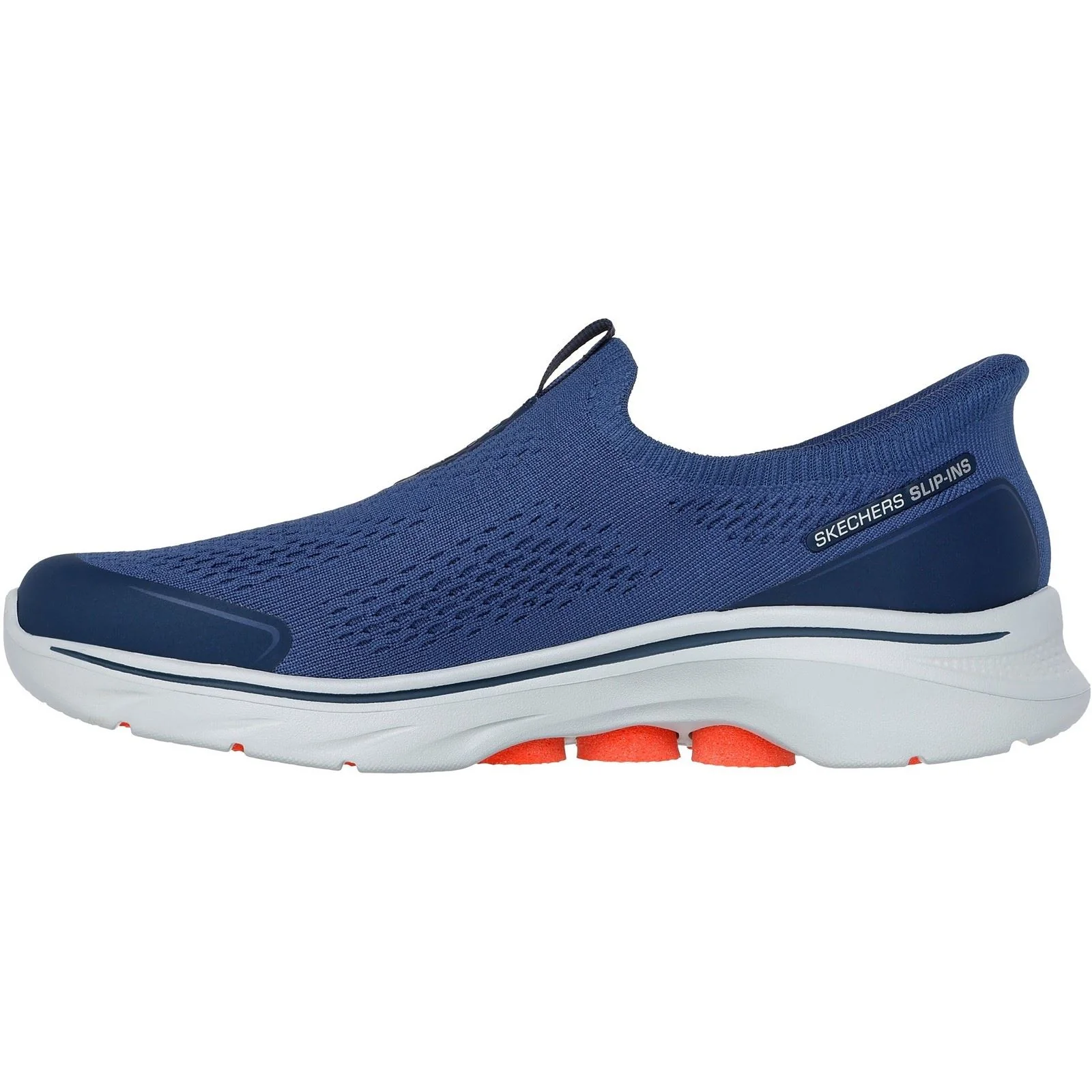 Skechers GO WALK 7 Easy On Evolution Textile Men's Navy Trainers - Image 4