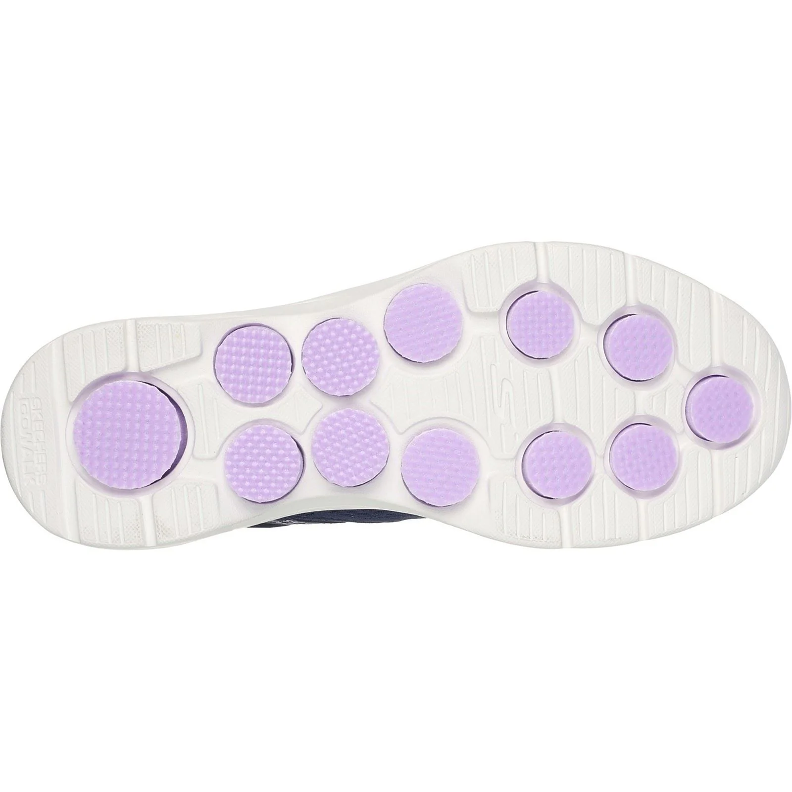Skechers Women's GO WALK 7 - Valin Shoe in Navy/Lavender - Image 2